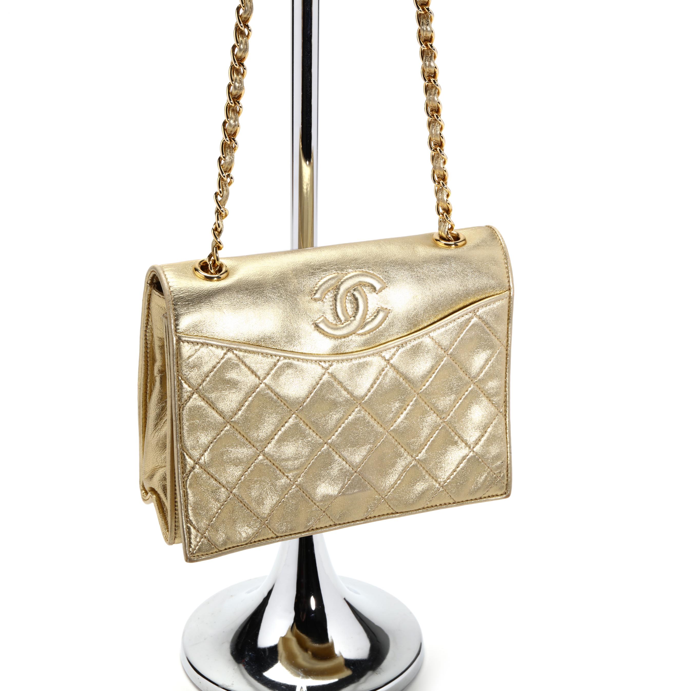 Vintage Metallic Gold Flap Shoulder Bag, Chanel (Lot 1164 - Important  Winter AuctionDec 7, 2019, 10:00am)