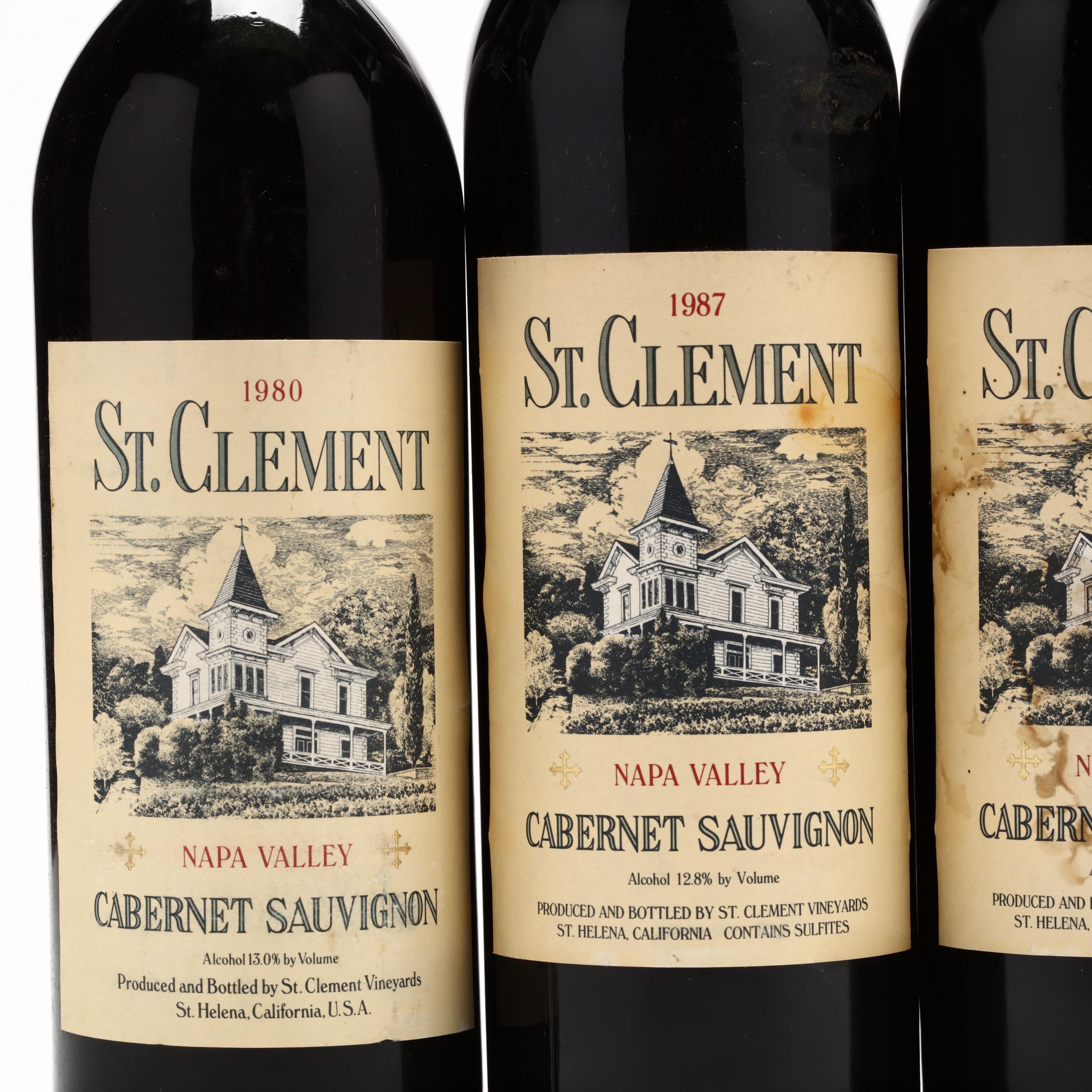 1982 St. Clement Cabernet Sauvignon Napa Valley - CellarTracker