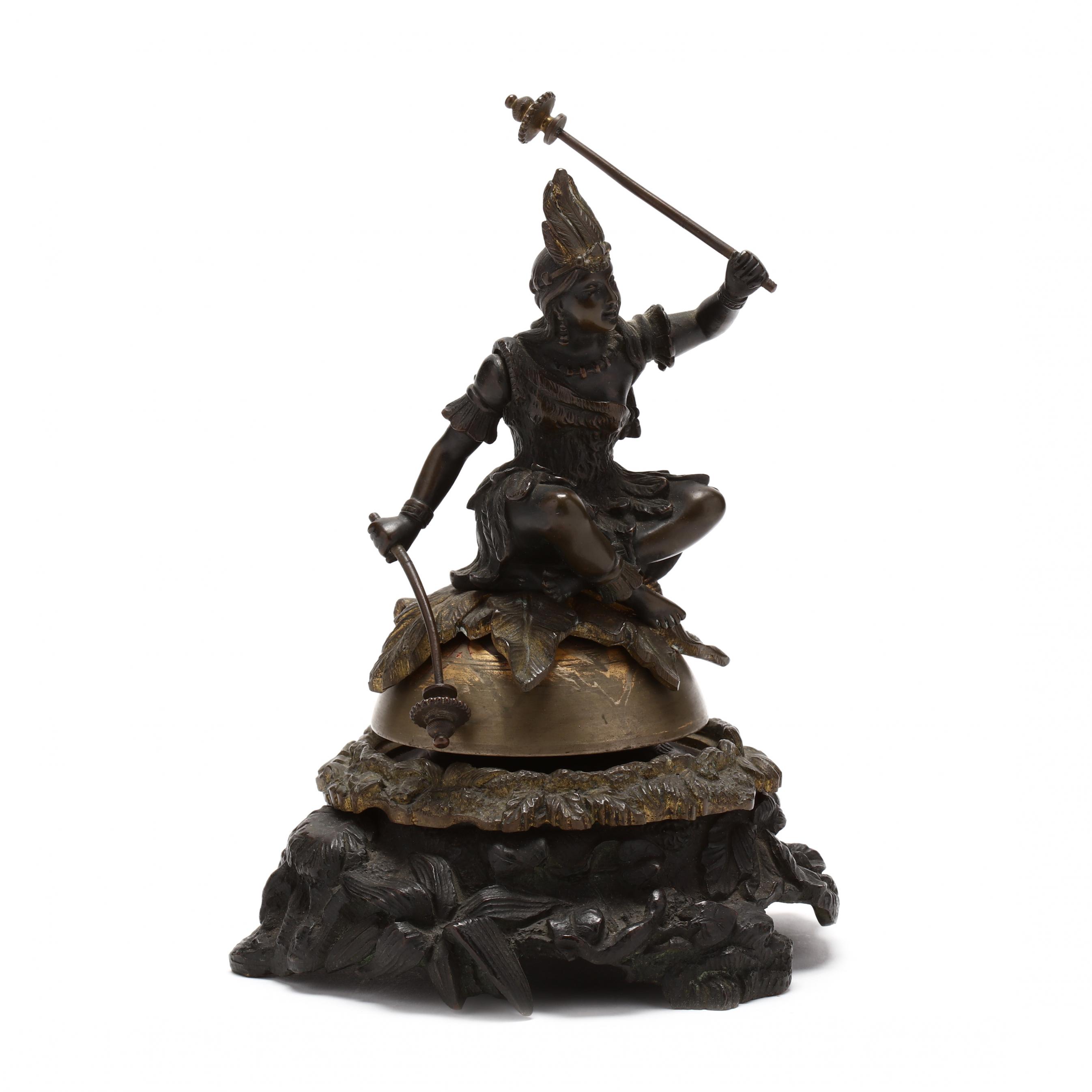antique-figural-bronze-dinner-bell