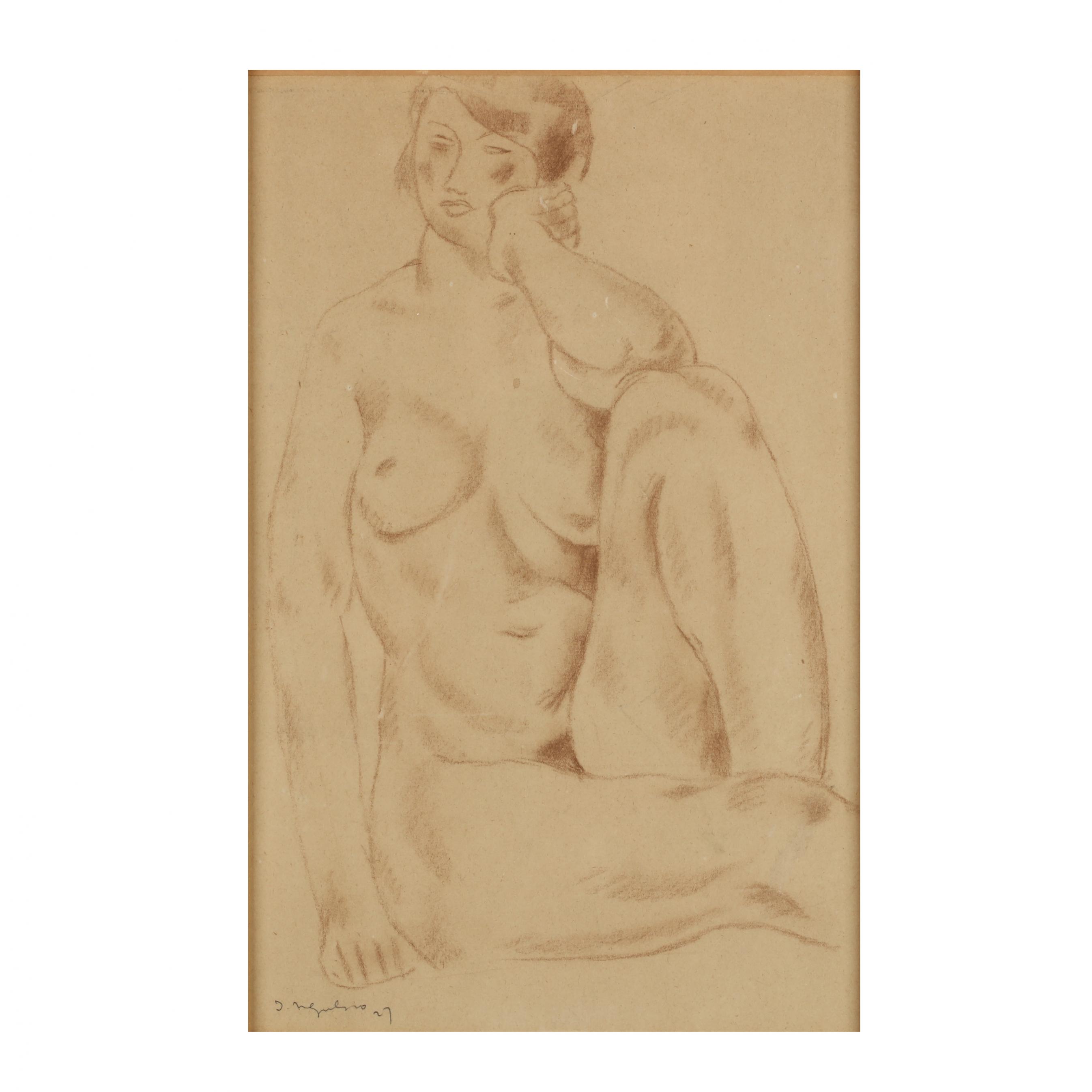 american-school-figure-study-of-a-woman