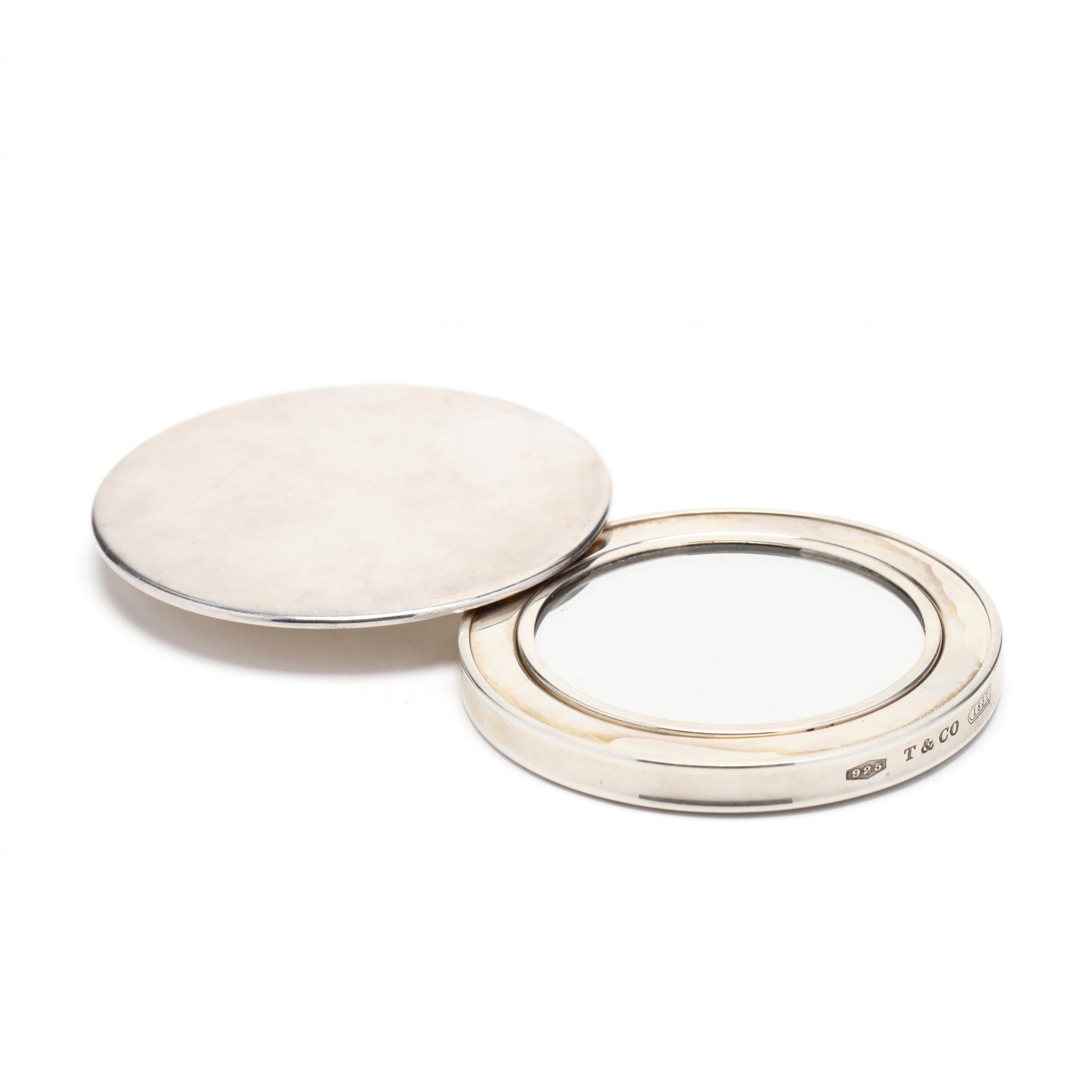 Co. Sterling Silver Compact Mirror 