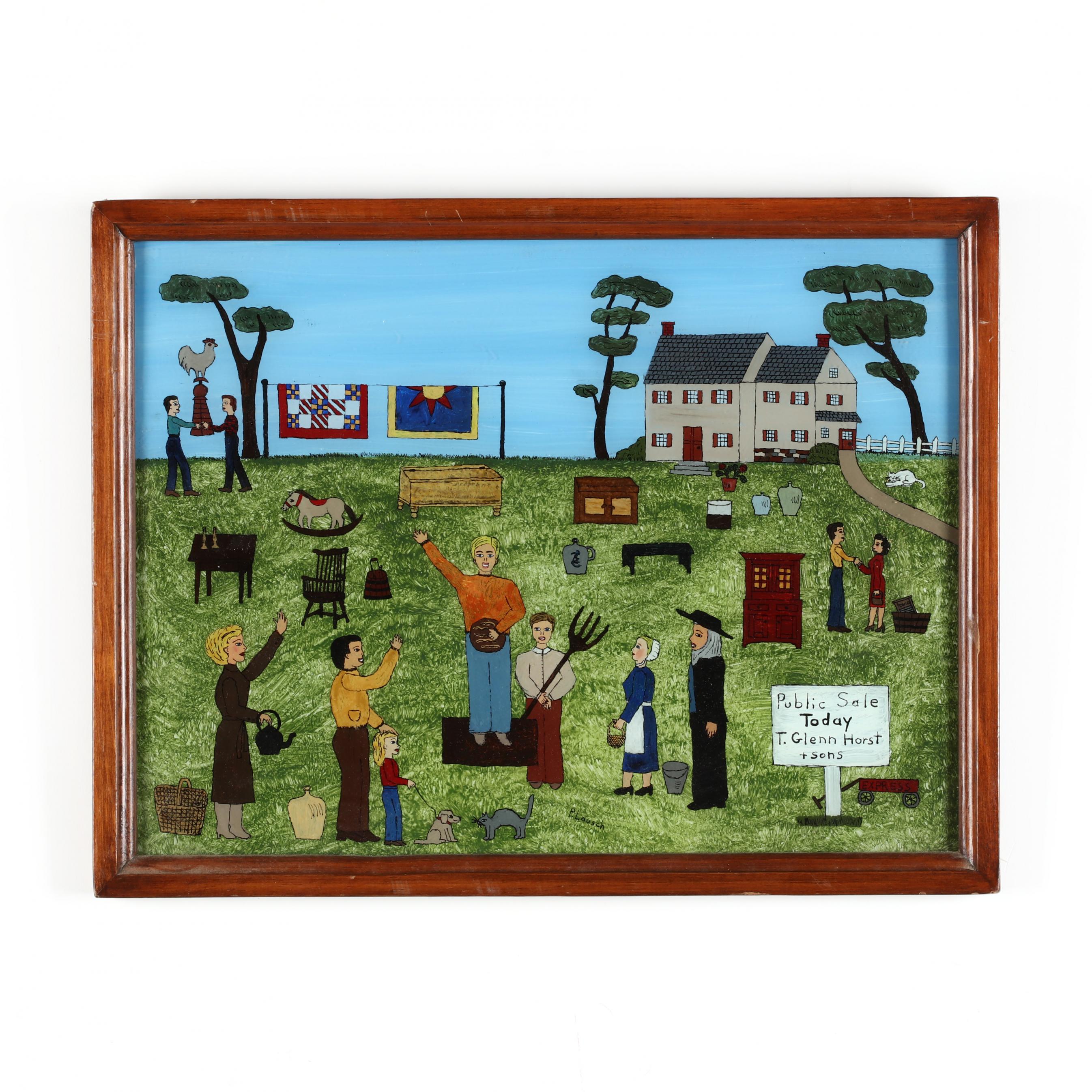 Patricia Lausch Pa T Glenn Horst And Sons Auction Scene Lot 430 Upcoming New Year S Weekend Gallery Auction Saturday Jan 4th Jan 4 2020 9 00am