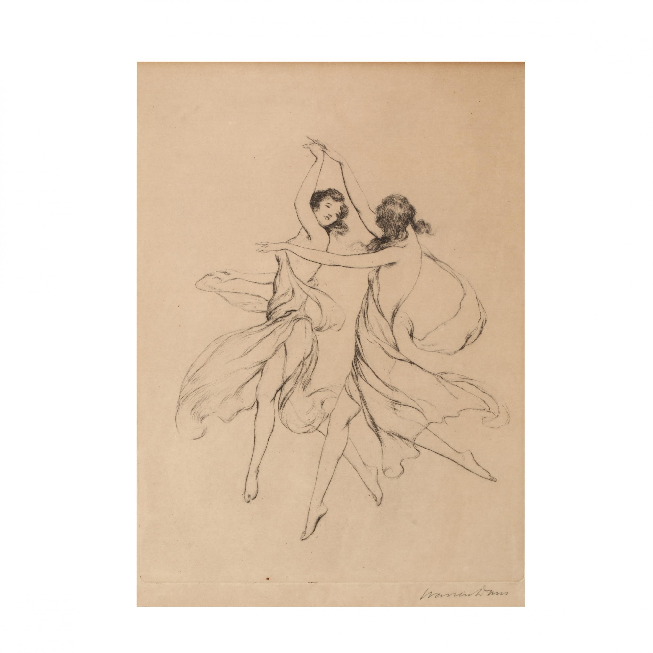 Warren B. Davis (American, 1865–1928), Four Figural Works (Lot 520