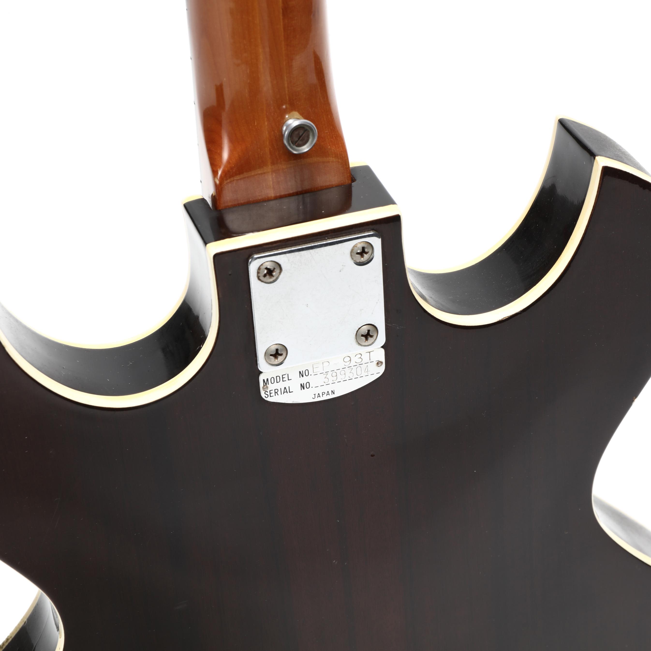 Vintage Teisco Del Ray Model EP-93T Hollow Body Electric Guitar