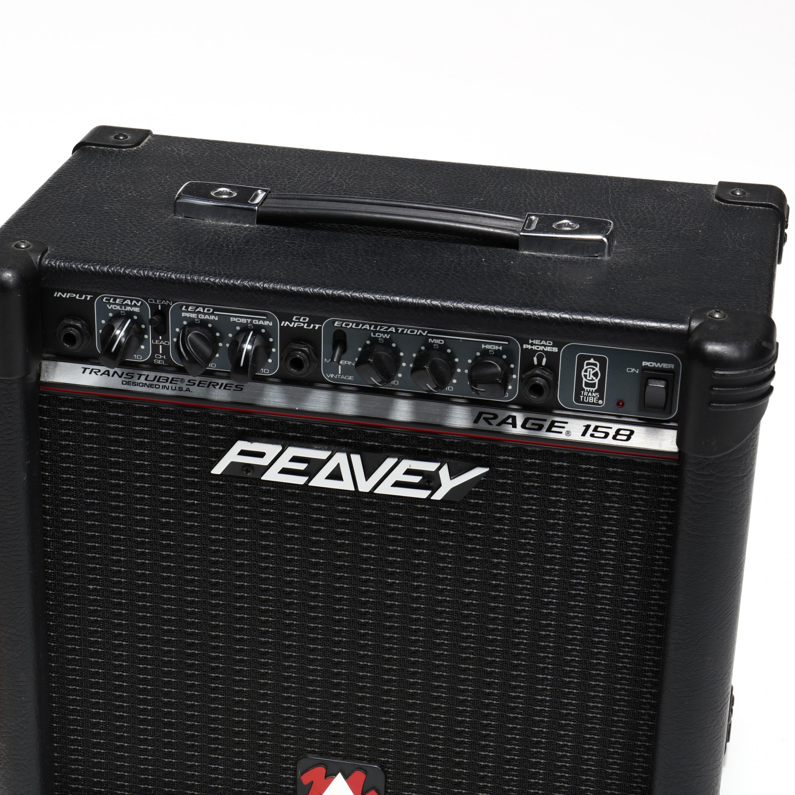 Peavey Rage 158 1x8 Amplifier and Orange Crush 20 Watts Amplifier 