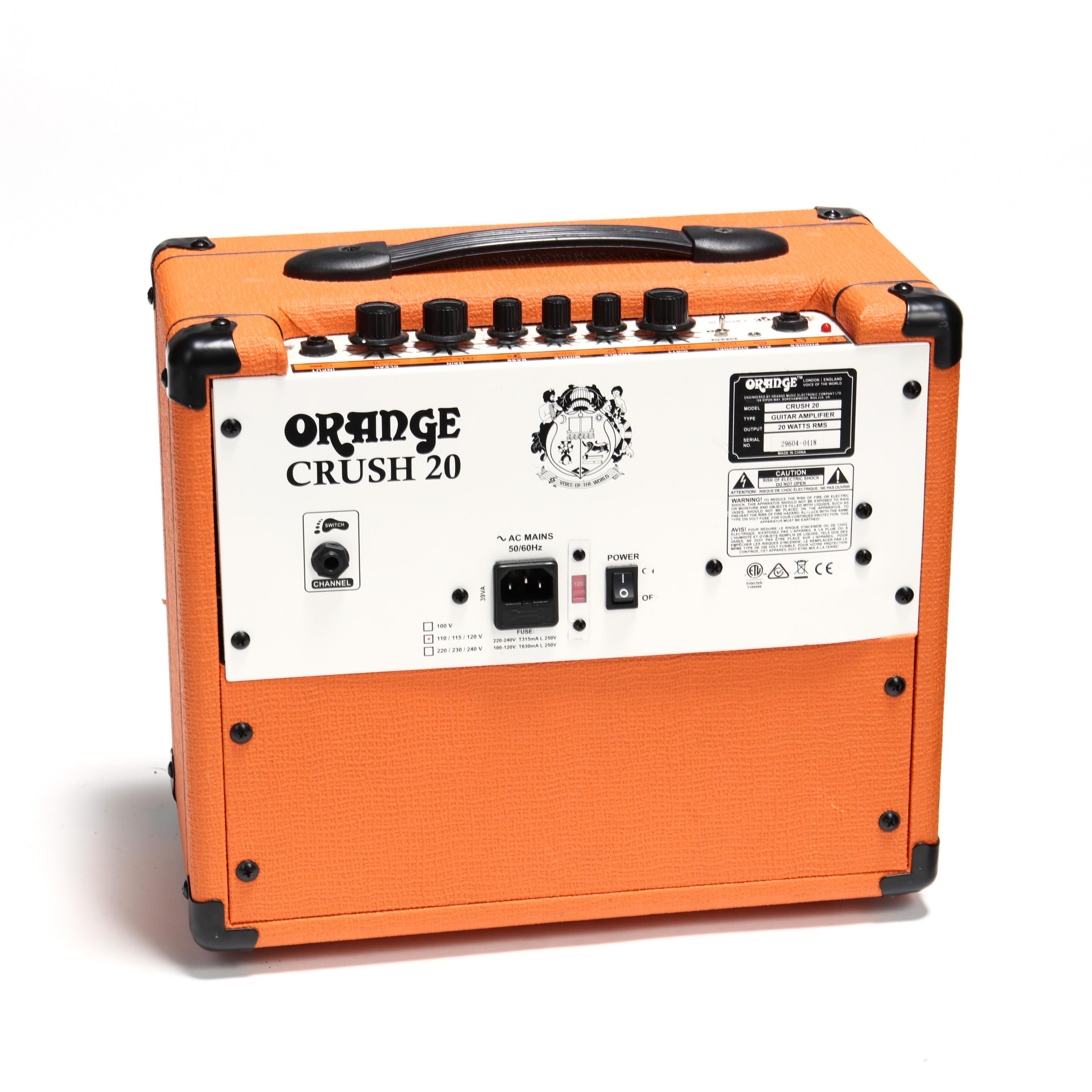 Peavey Rage 158 1x8 Amplifier and Orange Crush 20 Watts Amplifier