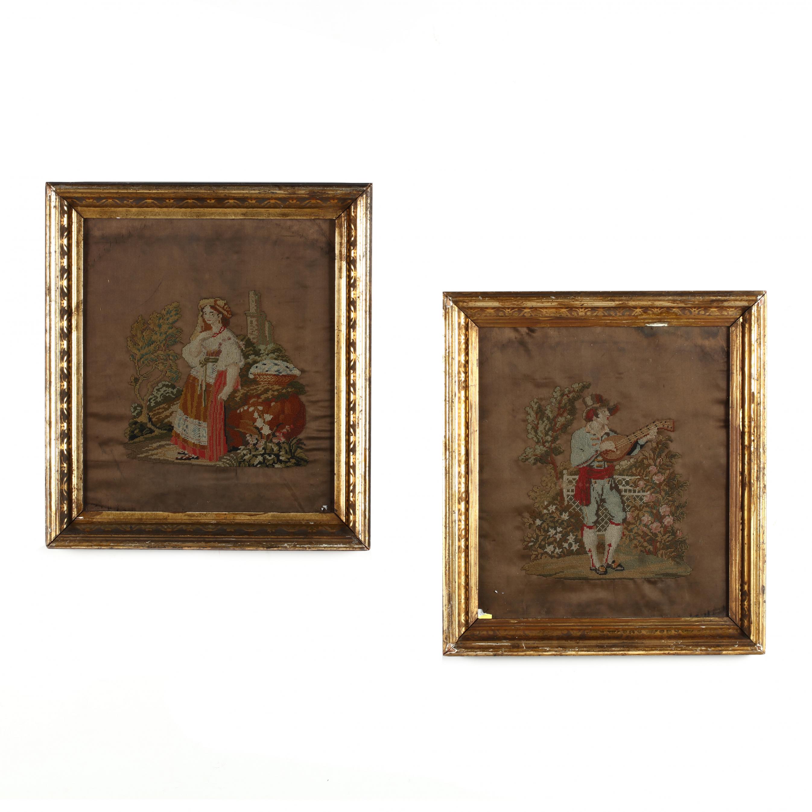a-pair-of-antique-berlin-woolwork-picture-of-costumed-figures