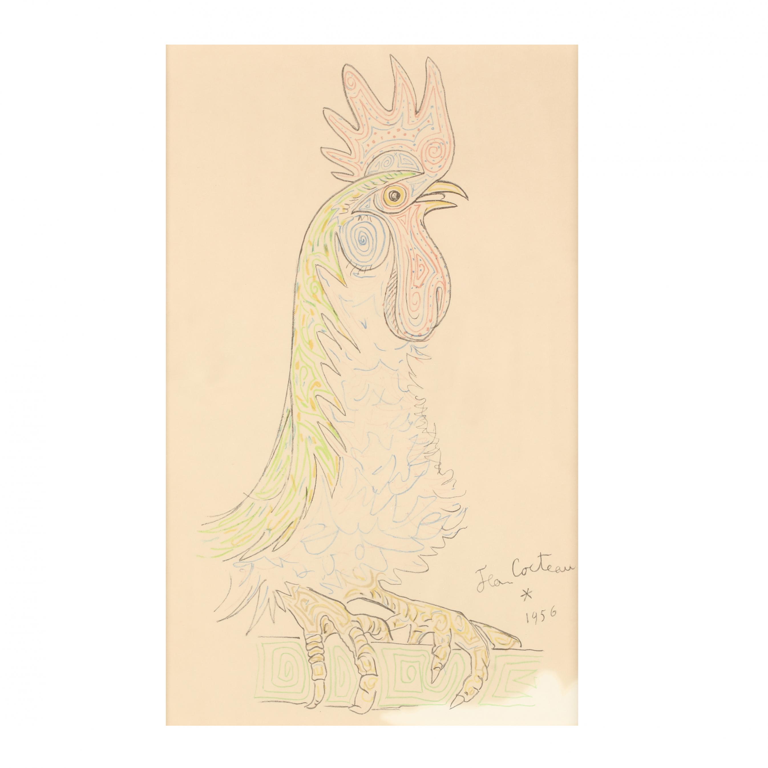 jean-cocteau-french-1889-1963-i-le-coq-the-rooster-i