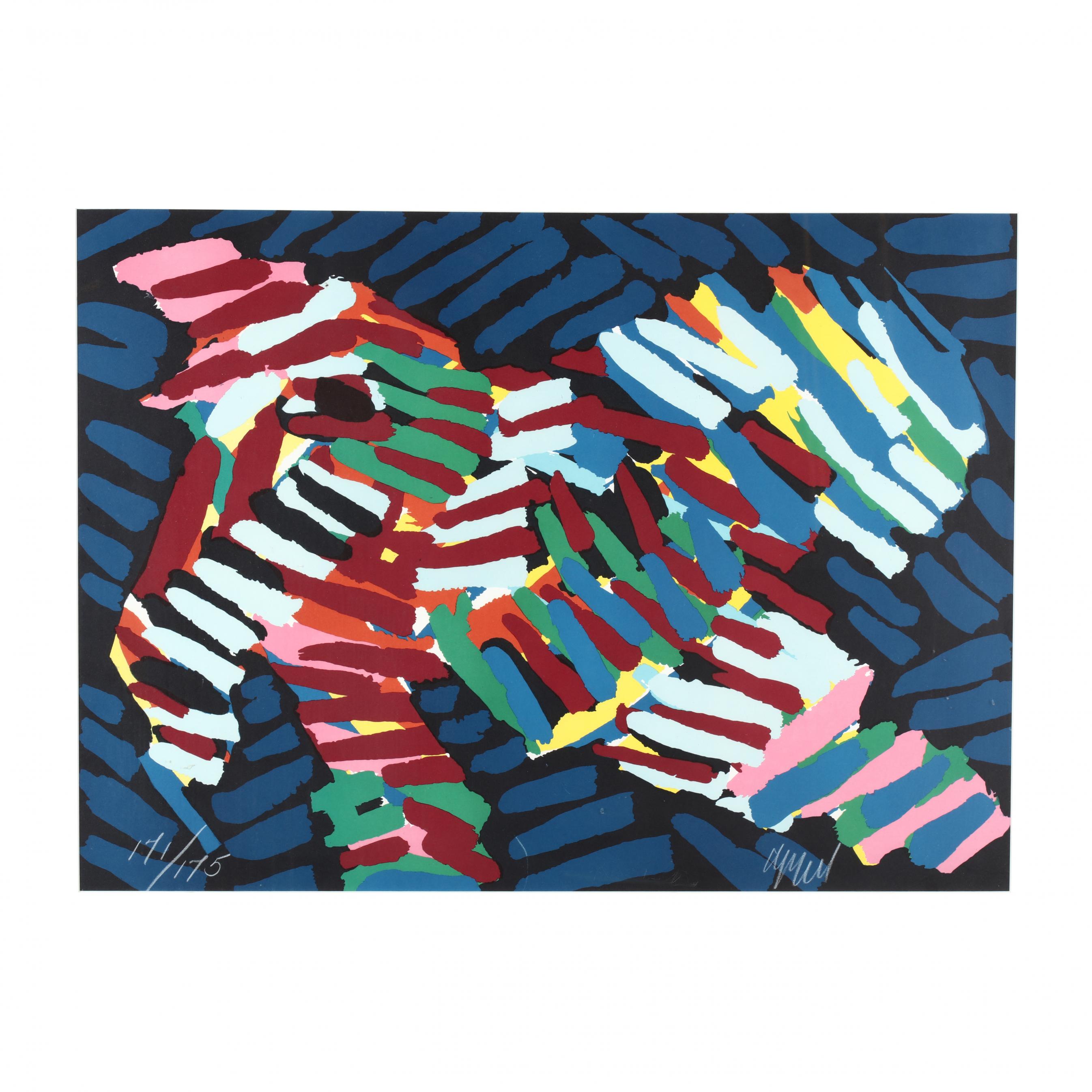 Karel Appel、Les Animaux du Desert、希少画集画 Karel Appel、Les Animaux du Desert、希少画集画