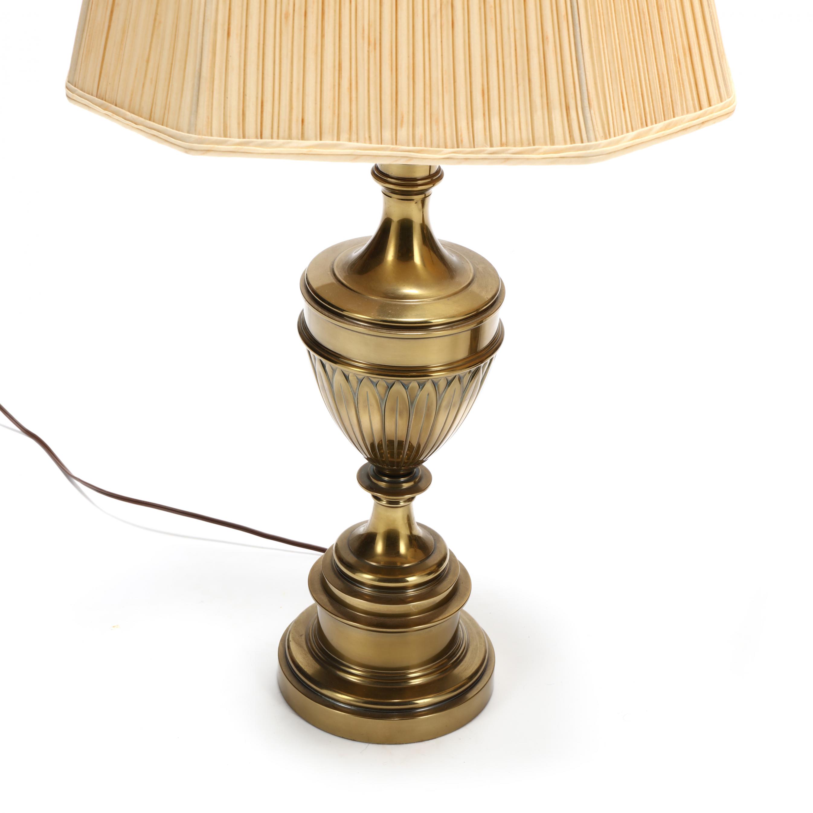 Lamp Shade Vintage Stiffel Brass Table Lamps Pair Of Lovely 1960's Stiffel  Brass Urn Lamps – Studio, image size:2692x2692