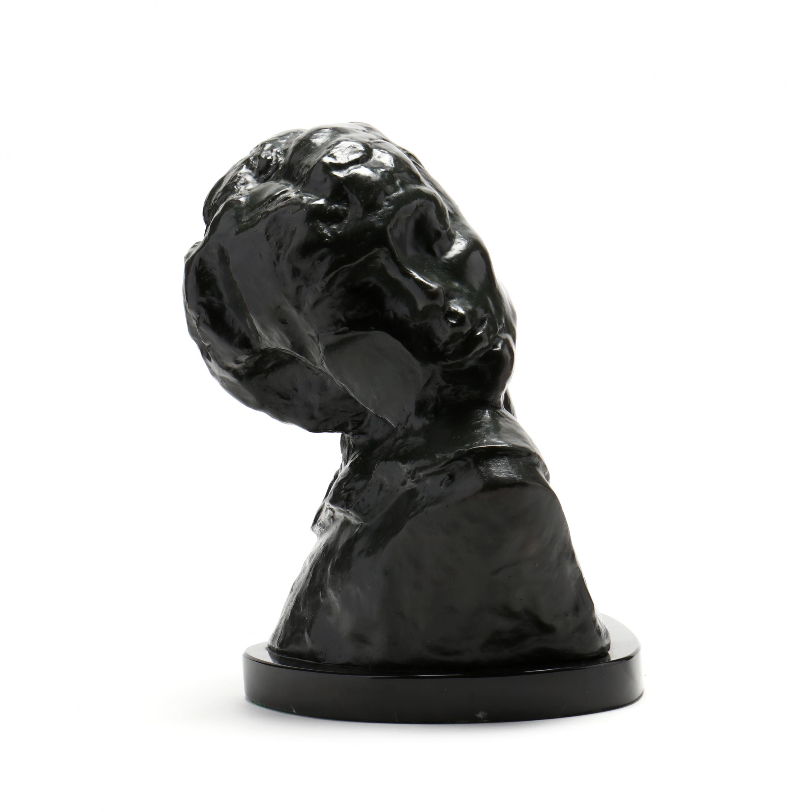 after Auguste Rodin, Tête de la Luxure (Head of Lust) (Lot
