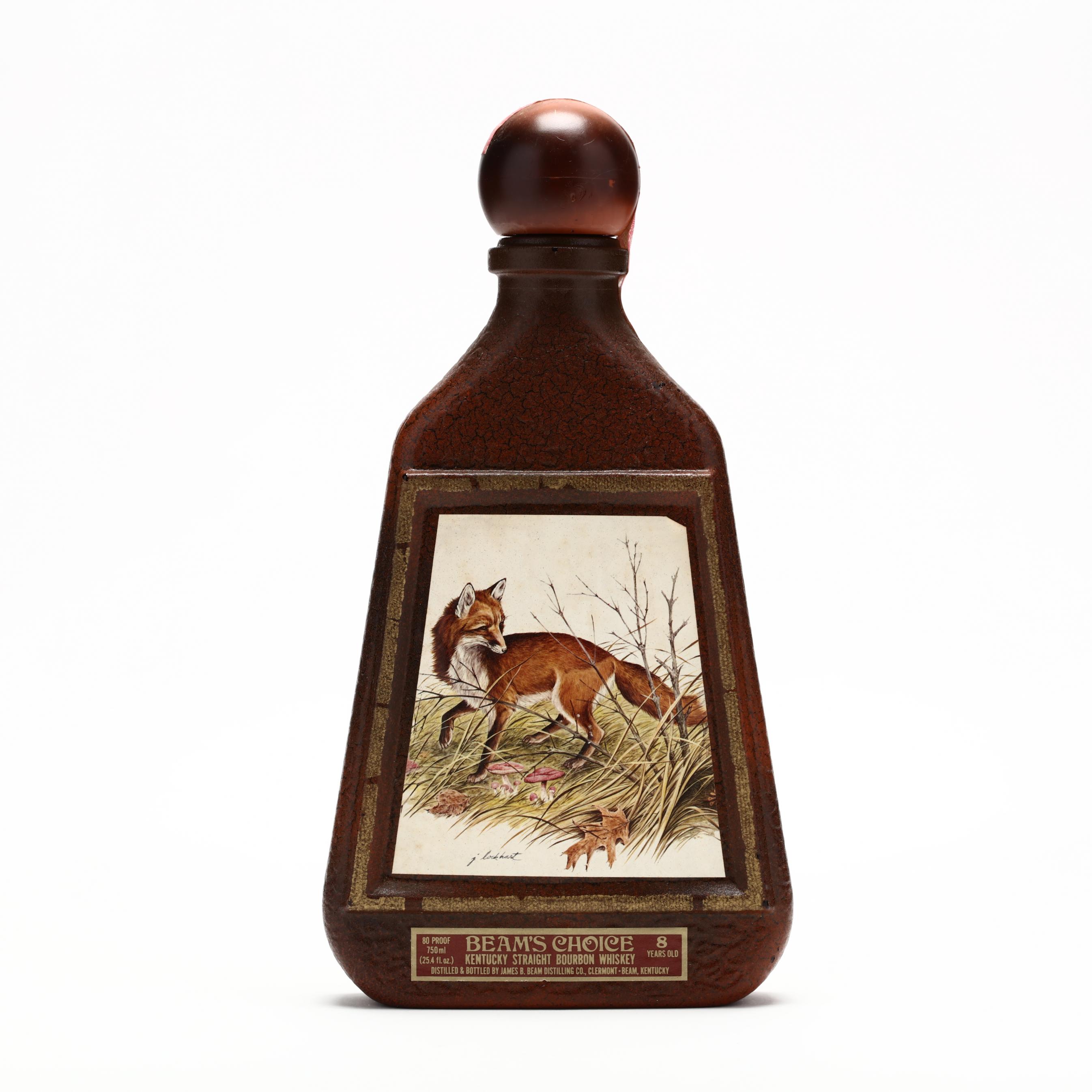 Beam's Choice Whiskey in James Lockhart Red Fox Decanter (Lot 3148