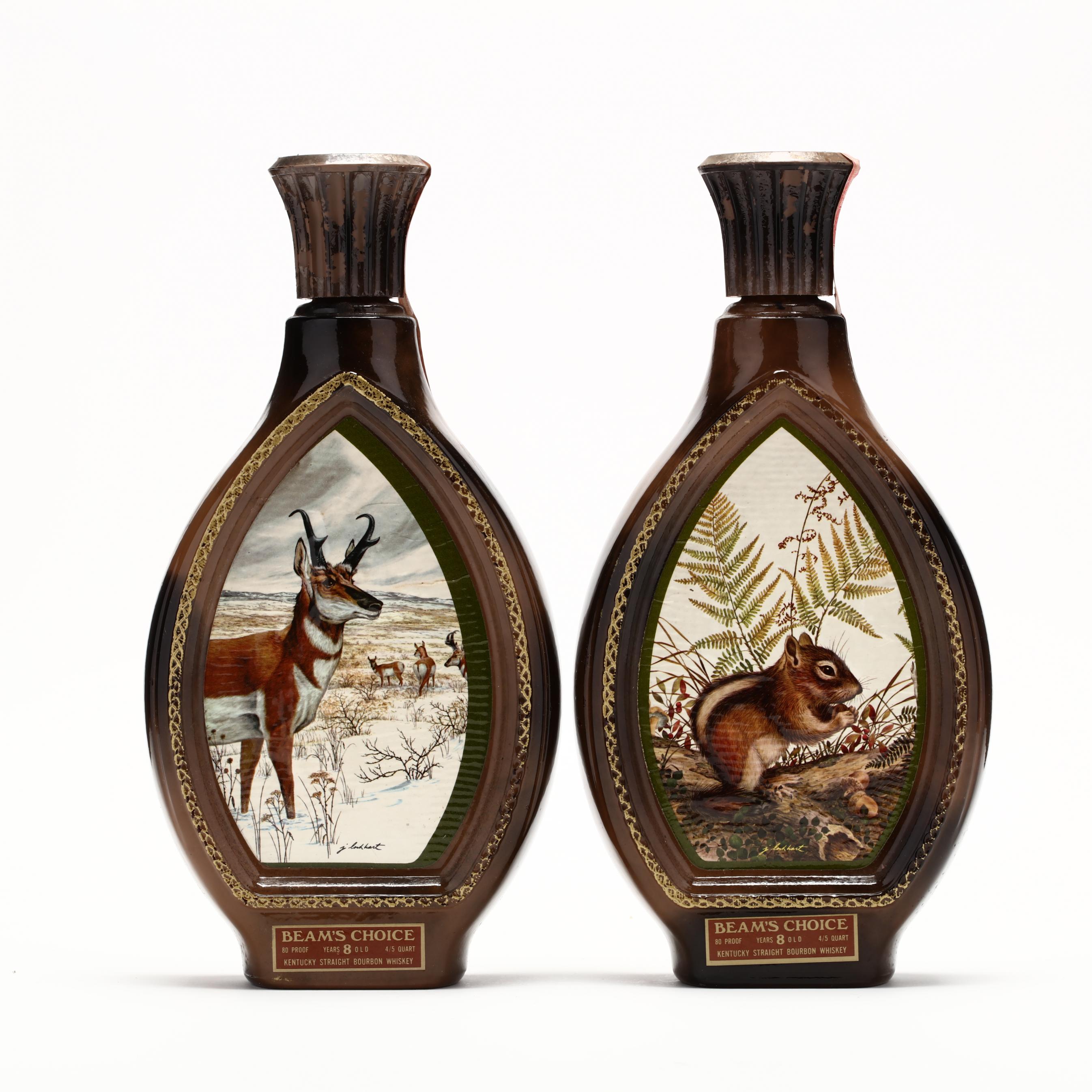 Beam's Choice Whiskey in James Lockhart Decanters (Lot 3149 - Fine