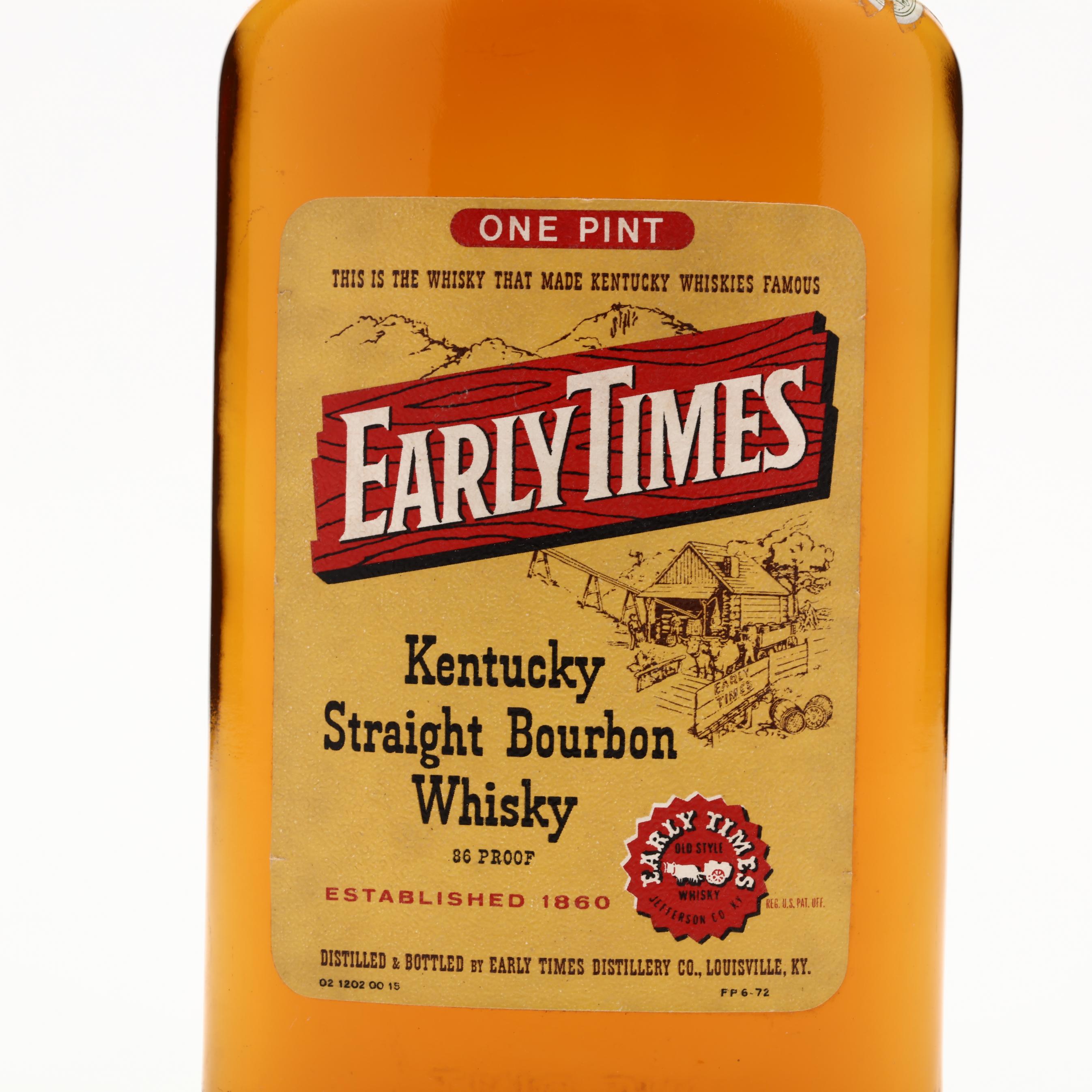 Early Times Bourbon Whisky (Lot 3151 - Fine Wine & Rare