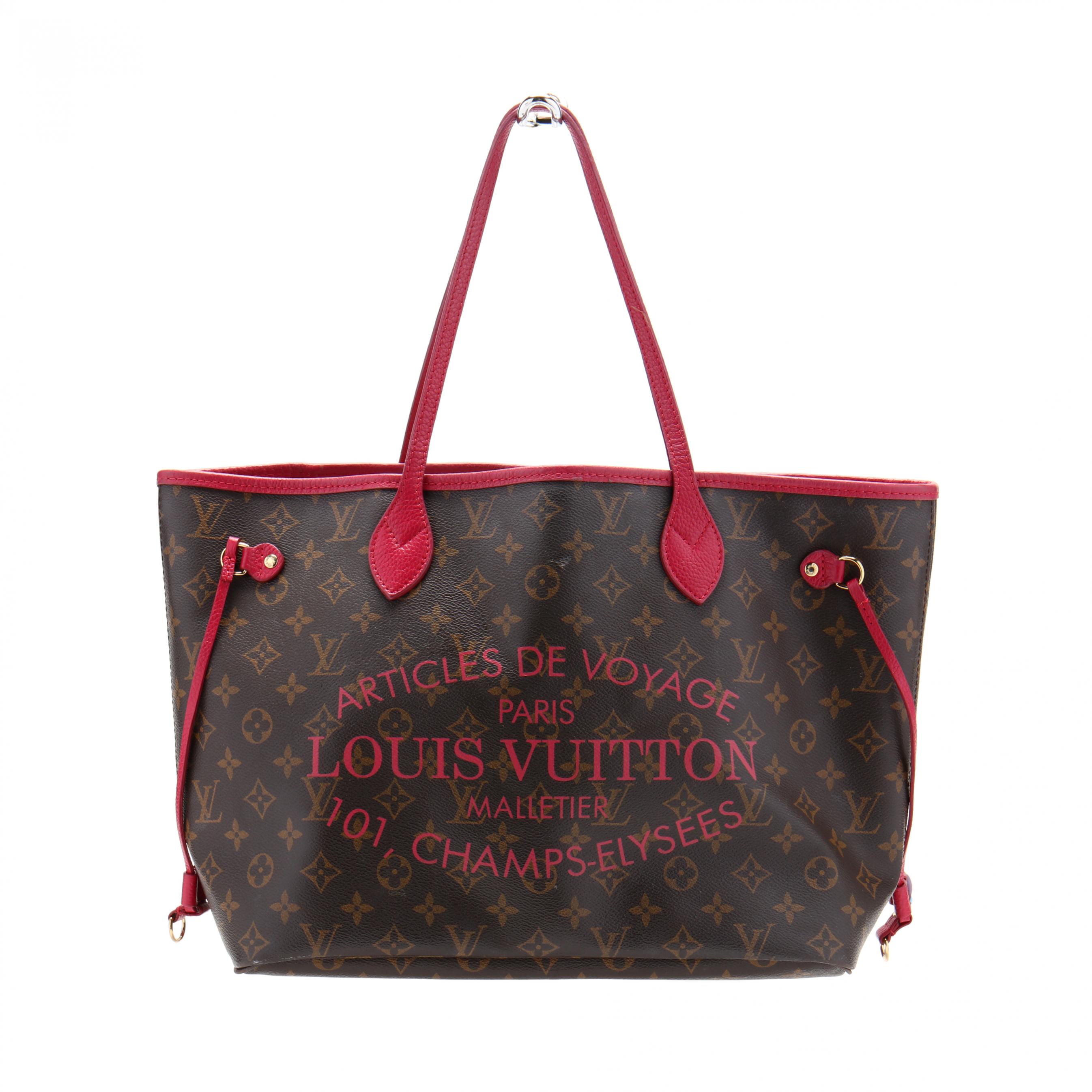 A Limited Edition Neverfull, Monogram Ikat MM Rose Indien Louis