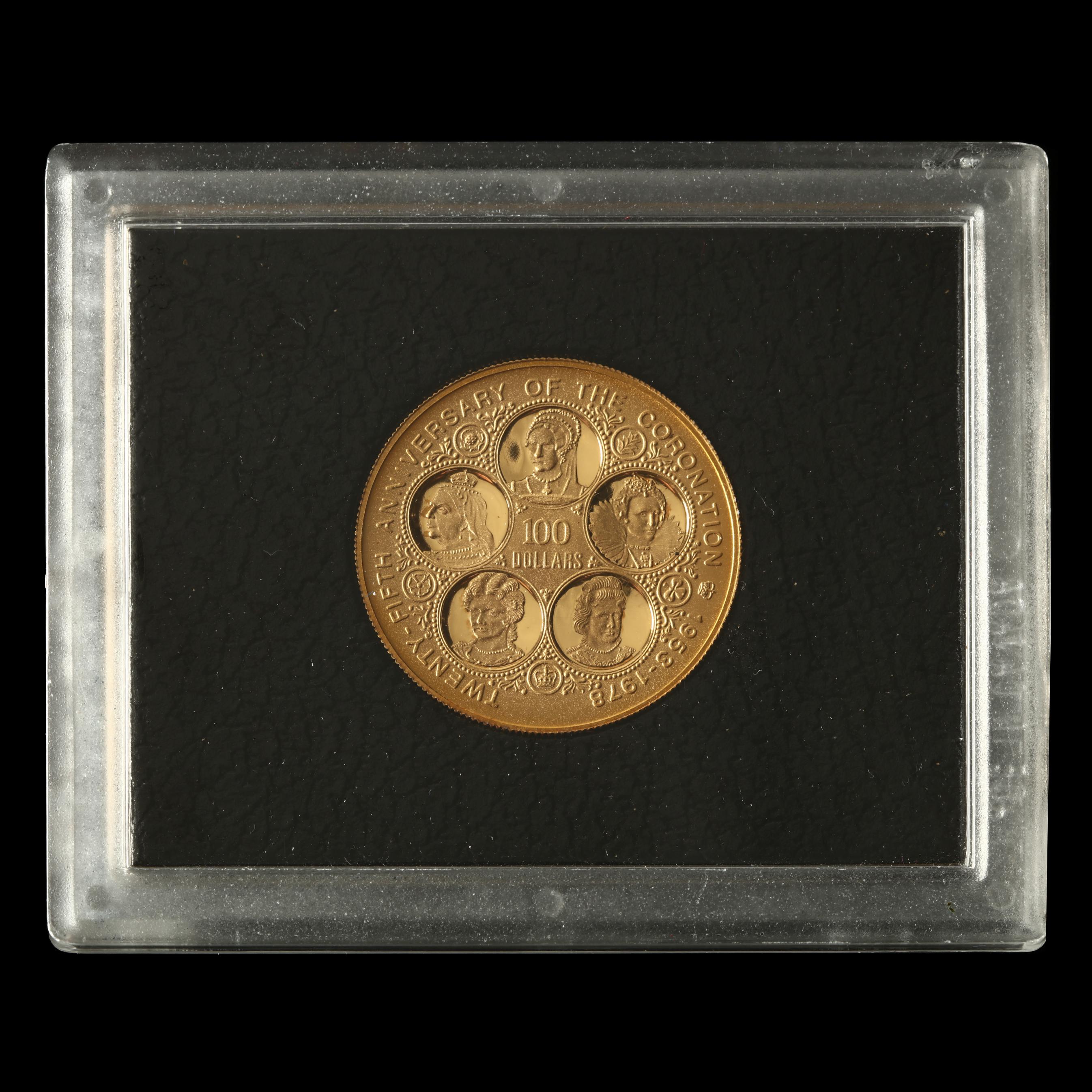 Cayman Islands, 1978 $100 Proof Gold Coin (Lot 1242 - Fine Estate