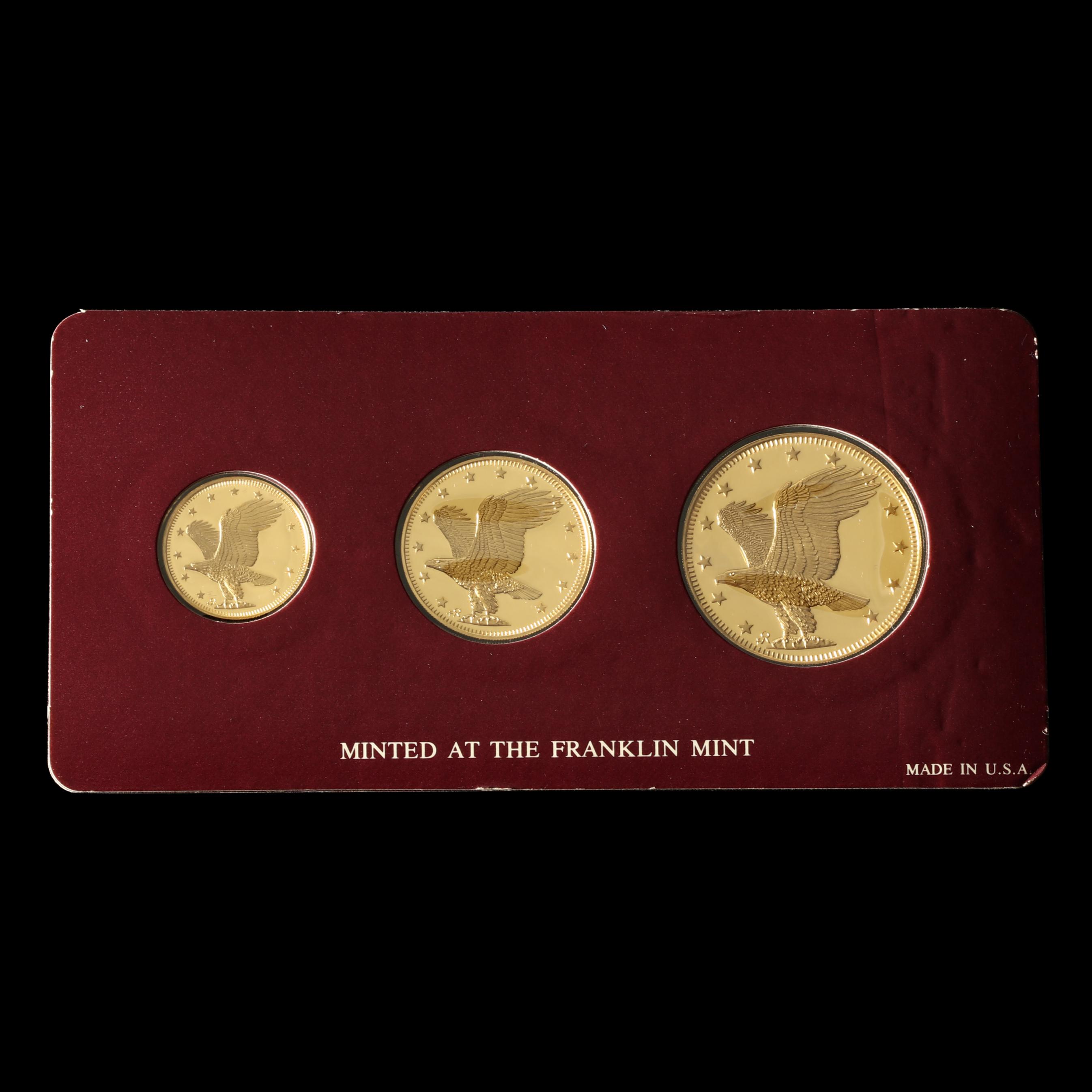 The 1980 Franklin Mint Gold Piece Proof Set (Lot 1298 - Fine