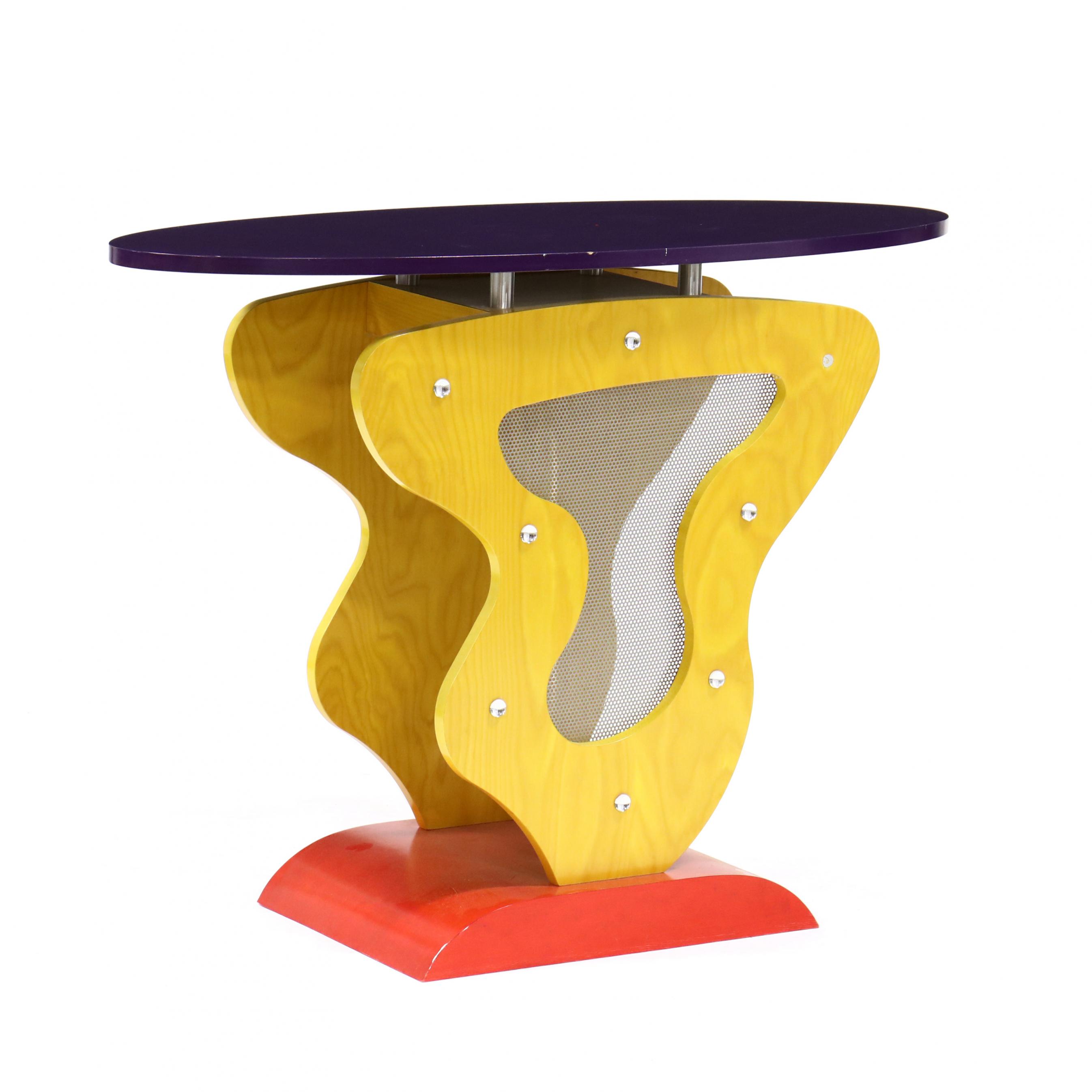 Memphis Style Console Table (Lot 1055 - Modern Art & Design, Pub