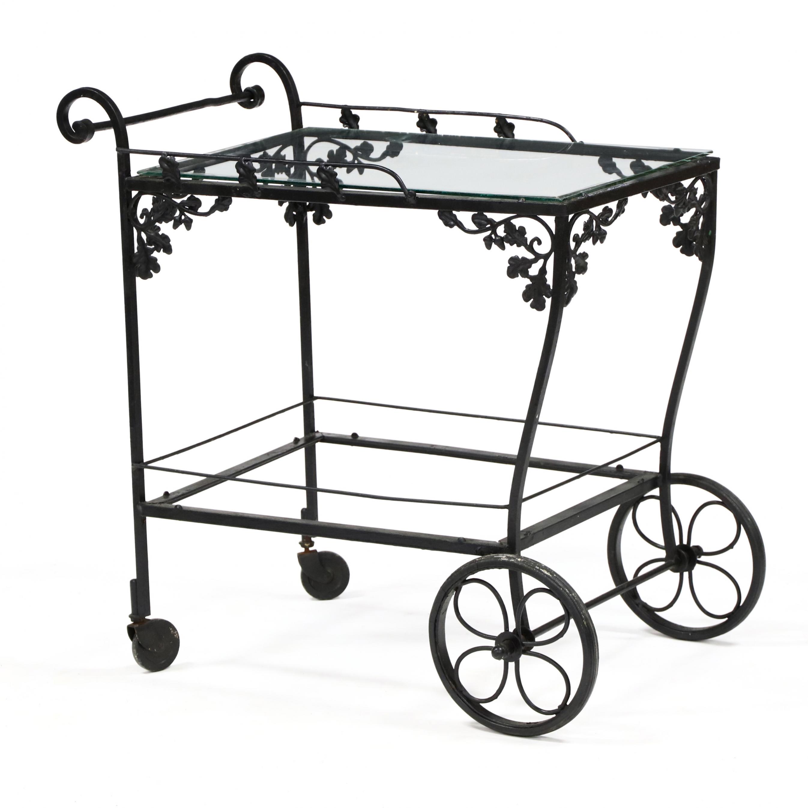 Woodard discount tea cart