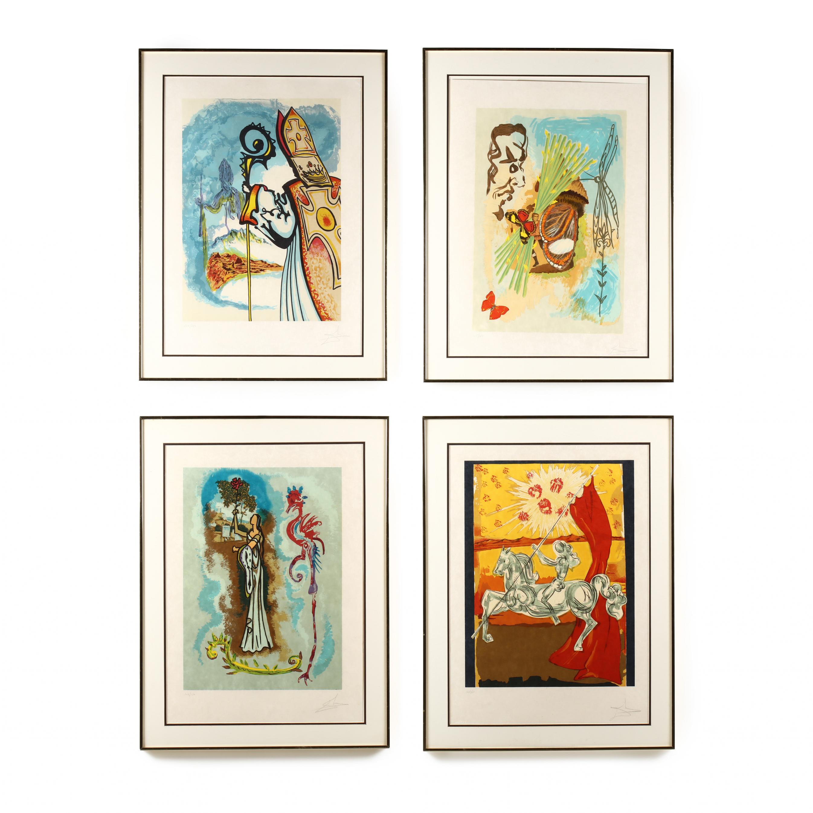 Salvador Dalí (Spanish, 1904–1989), Ivanhoe Suite (Complete Suite