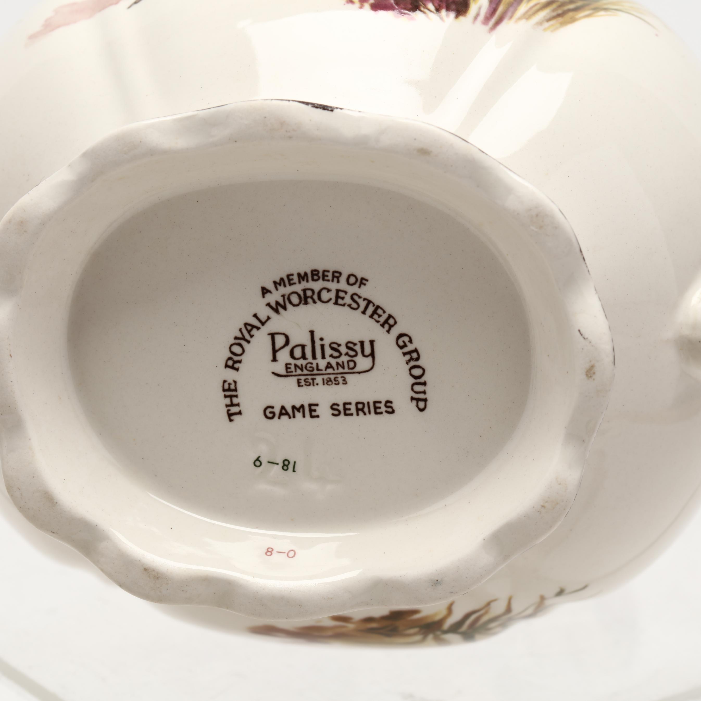 Royal Worcester, Palissy, Four Game Bird Serving Pieces (Lot 292