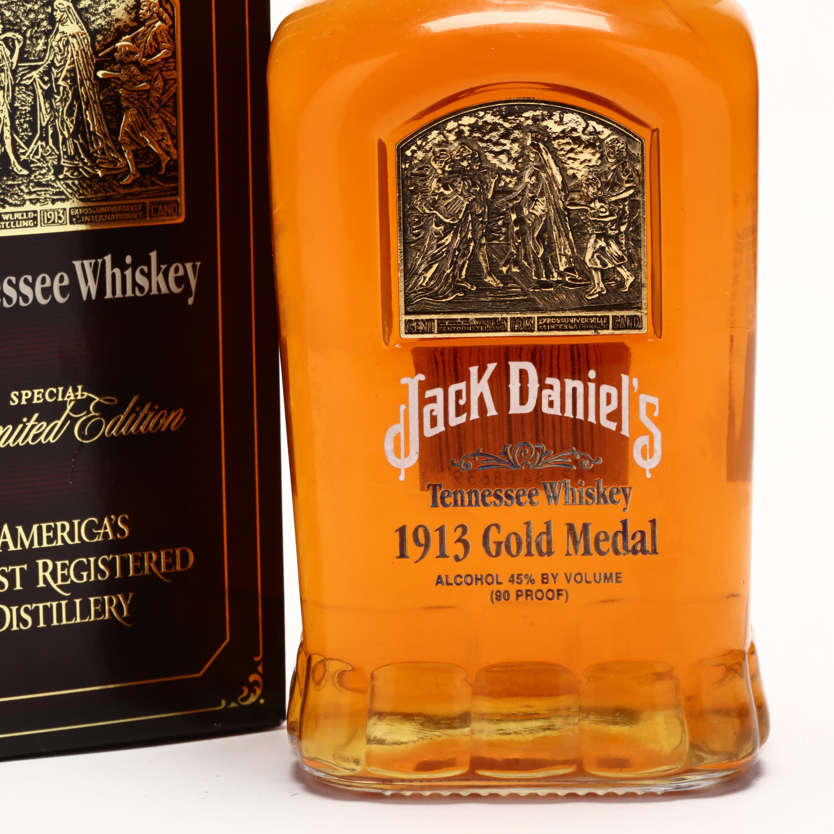 Jack Daniels 1913 Gold Medal Tennessee Whiskey (Lot 4147 - Fine