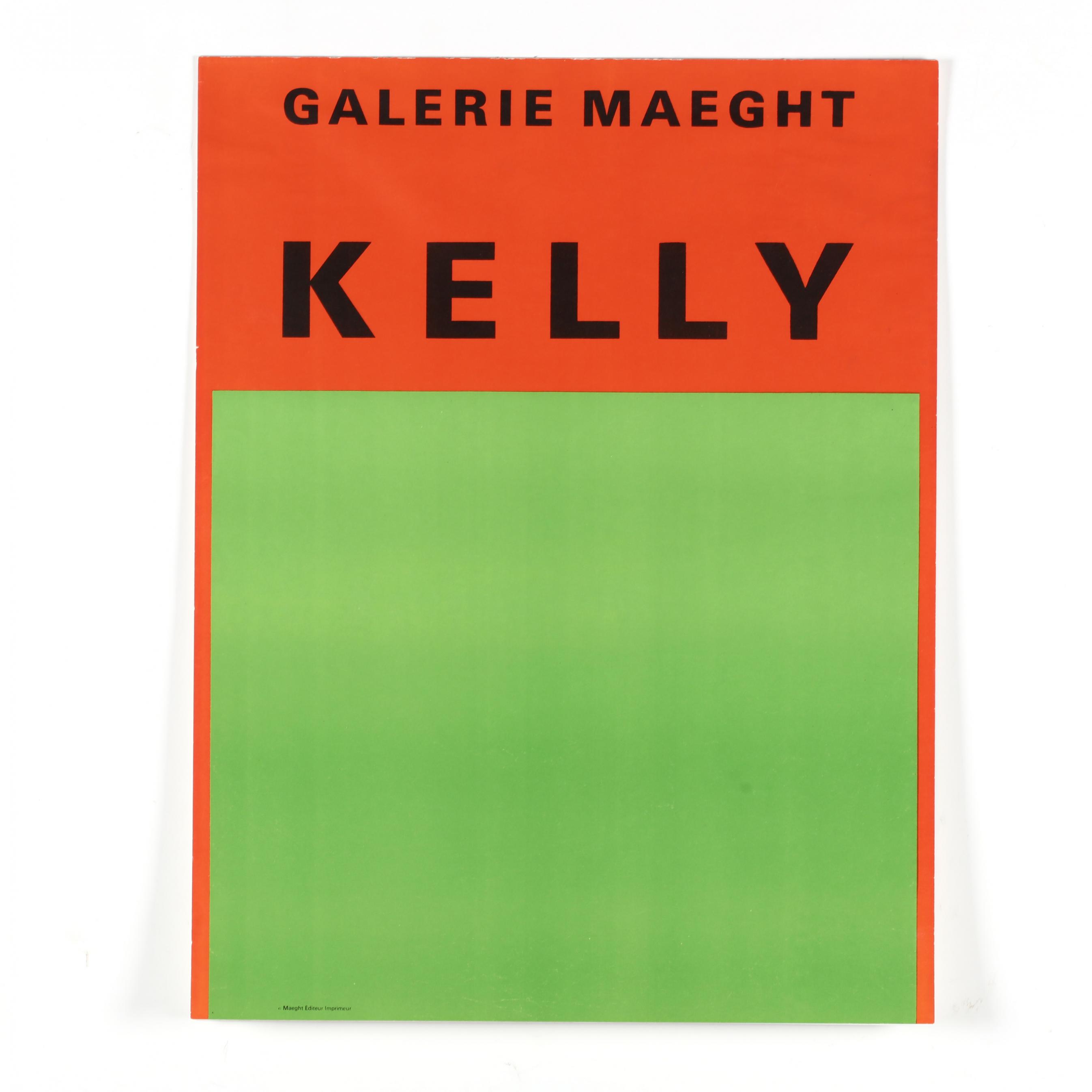 Ellsworth Kelly Exhibition Poster for Galerie Maeght (1964) (Lot