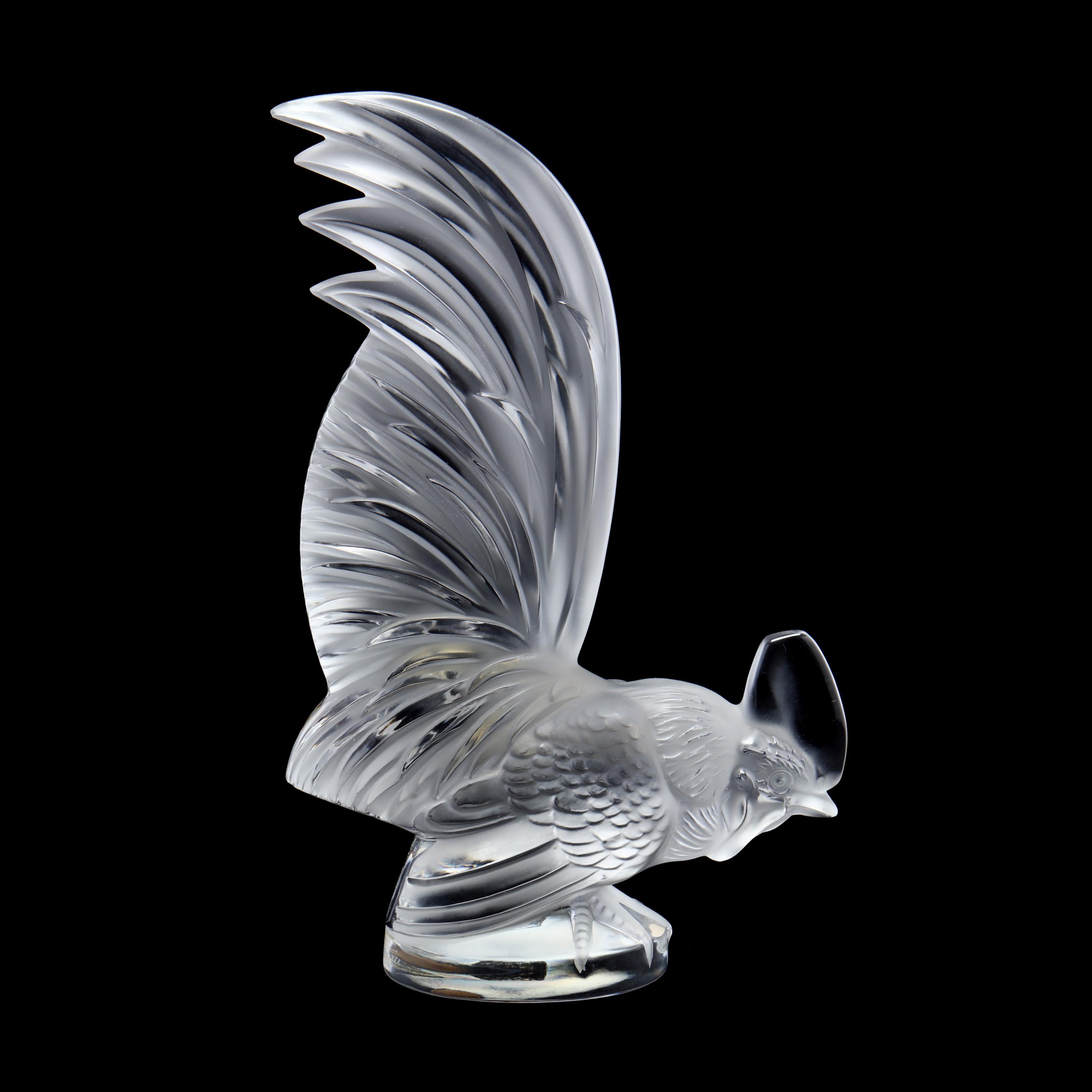 Lalique, Coq Nain Crystal Hood Ornament (Lot 1270 - Modern Art