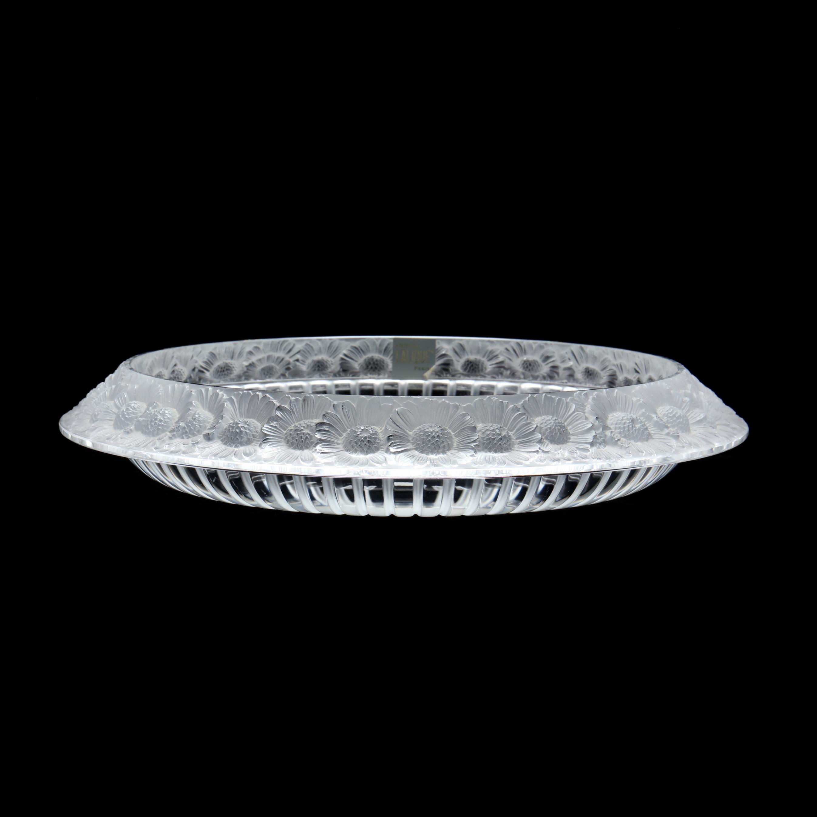 Lalique, Marguerites Large Crystal Bowl (Lot 1266 - Modern