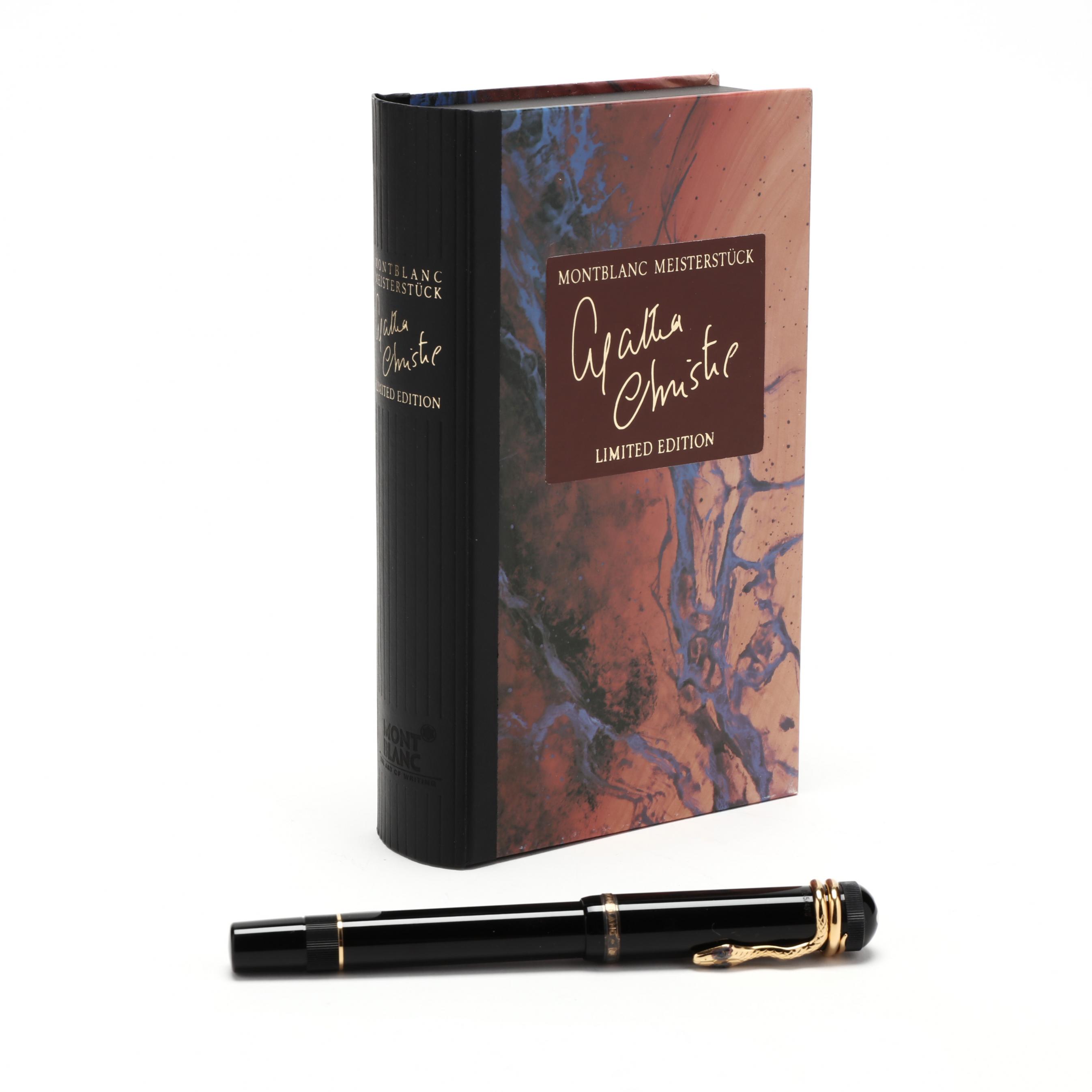 Montblanc, Limited Edition, Agatha Christie Fountain Pen (Lot 1338