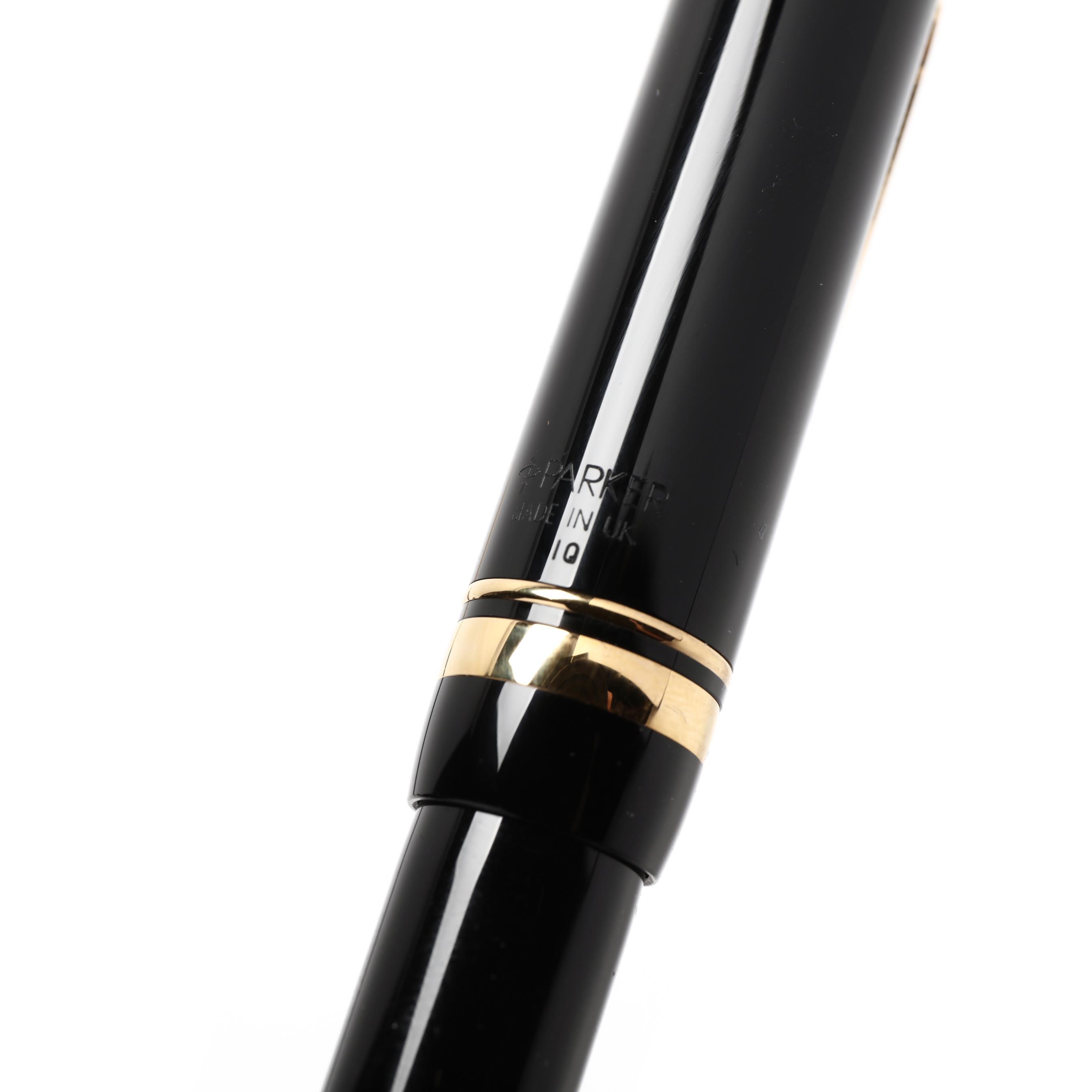 Parker Duofold Black Ball Pen--Limited Edition--World