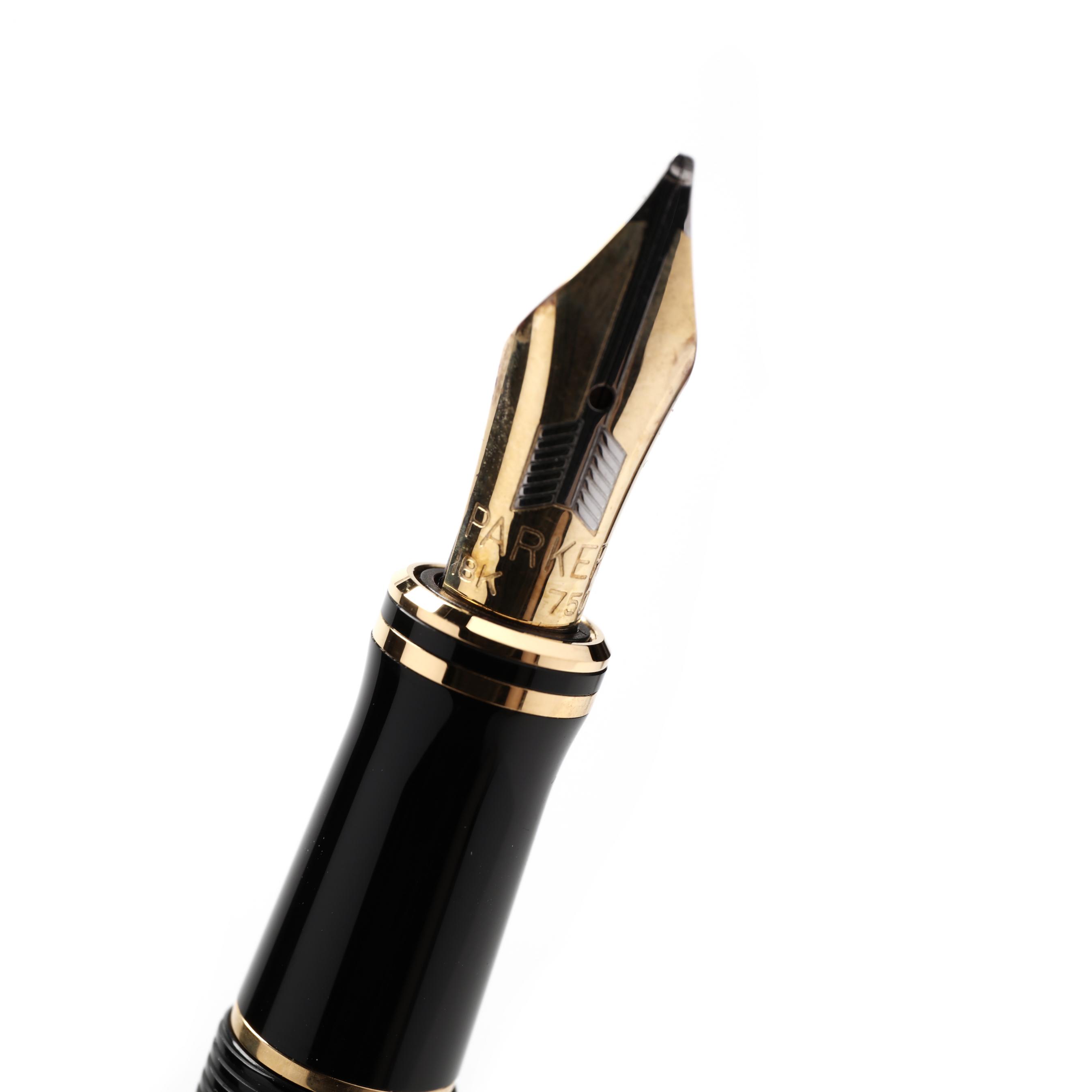 Parker Duofold Black Ball Pen--Limited Edition--World