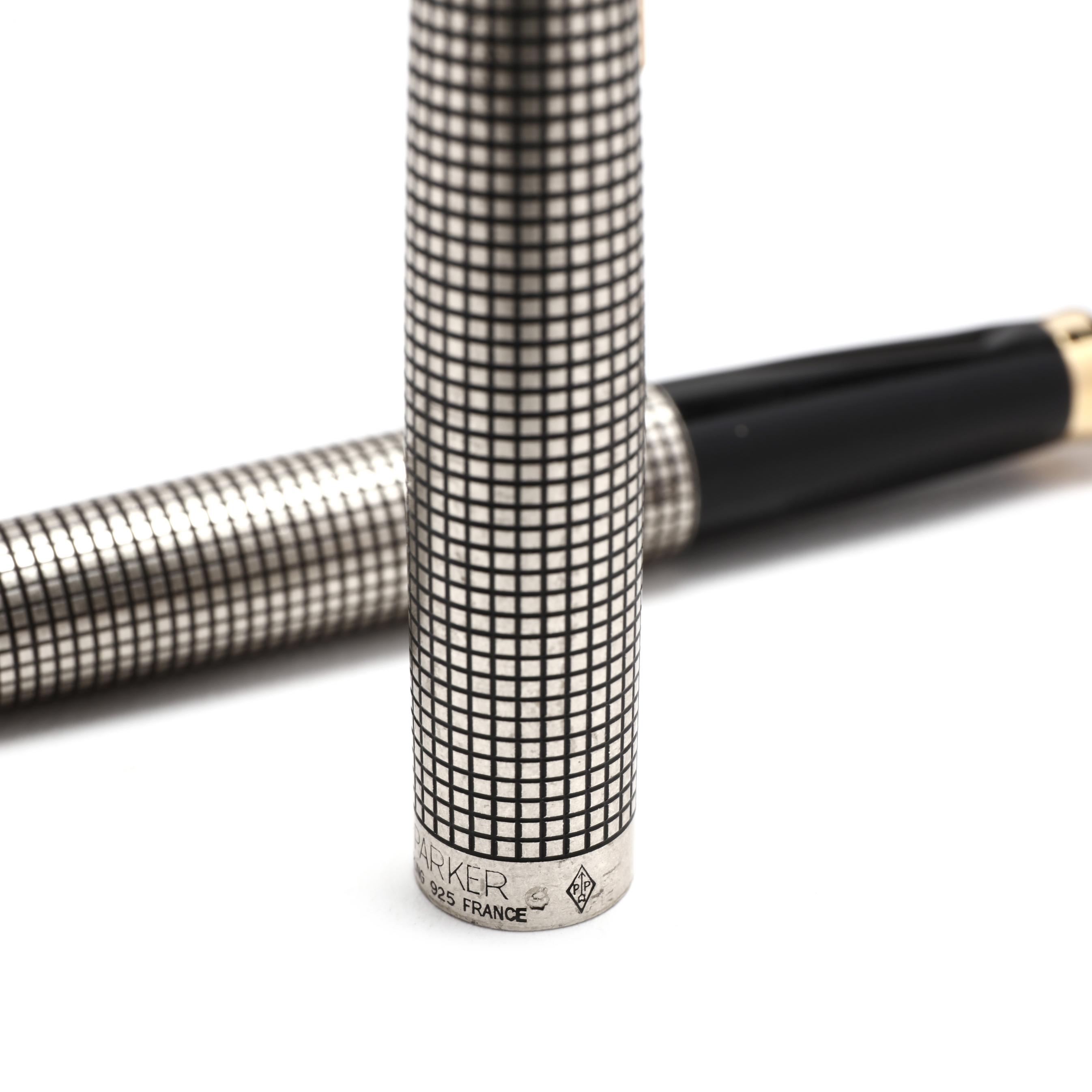 Parker, 75 Cisele Sterling Silver Fountain Pen (Lot 1363