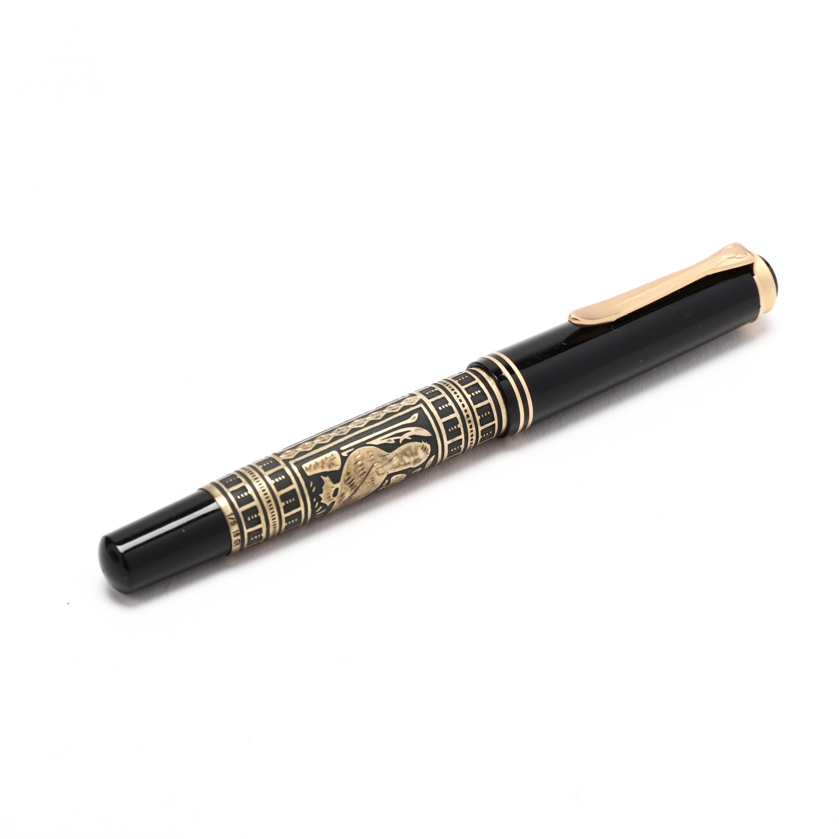 Pelikan, M700 Toledo Vermeil Silver Fountain Pen (Lot 1352