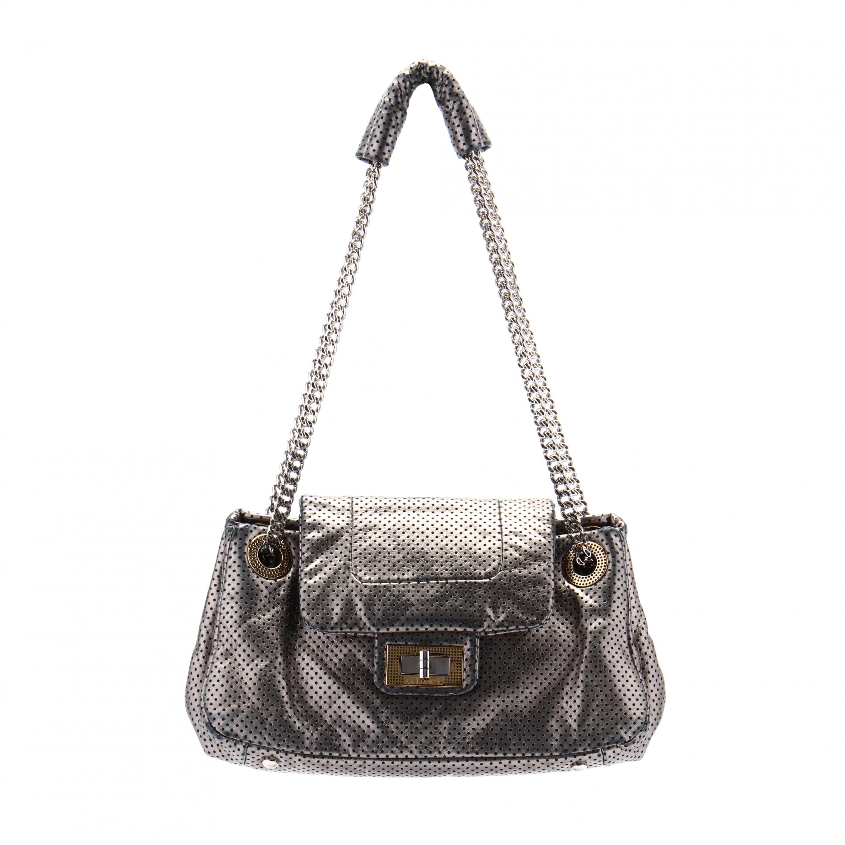 Chanel perforated drill flap bag clearance