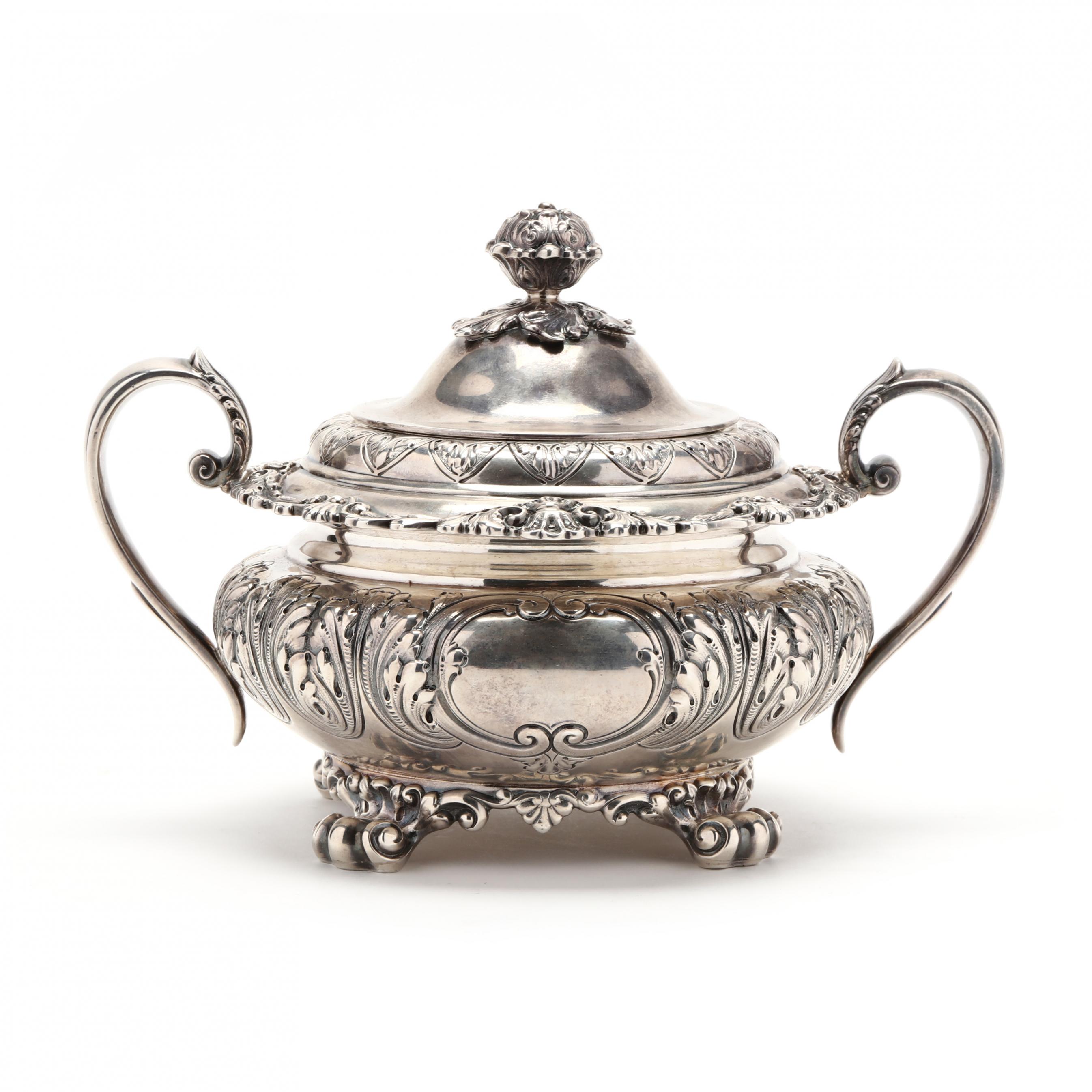 Gorham Sterling Silver Special Order Sugar Bowl with Cover