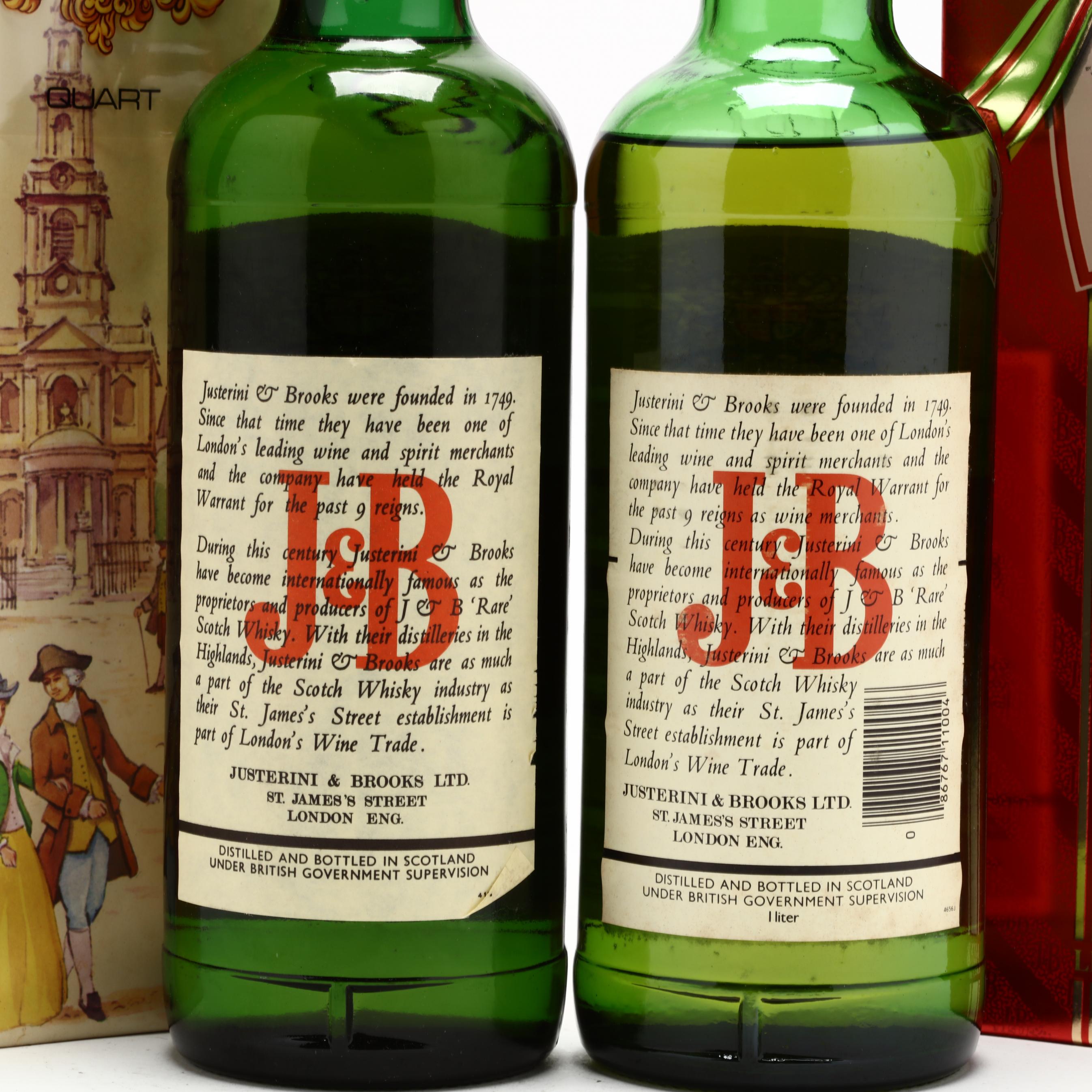 J&B Justerini & Brooks Rare Blended Scotch Whisky (Lot 1148