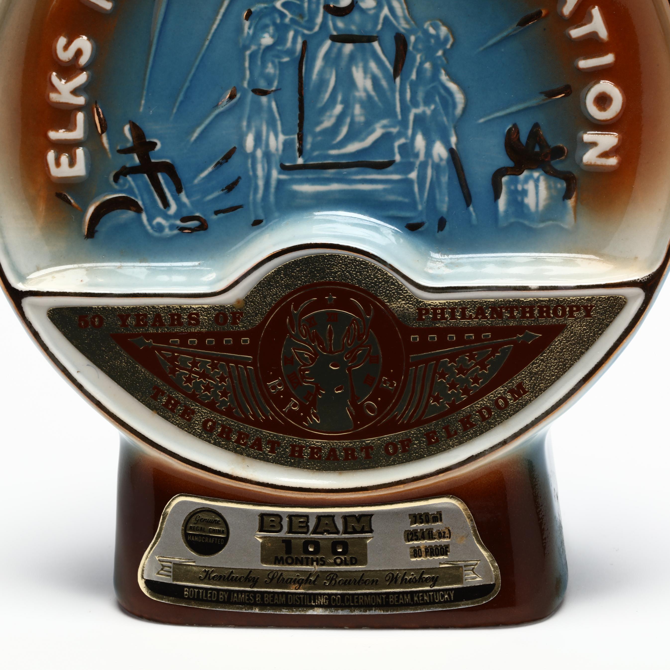 Jim Beam Kentucky Straight Bourbon Whiskey, Elks National