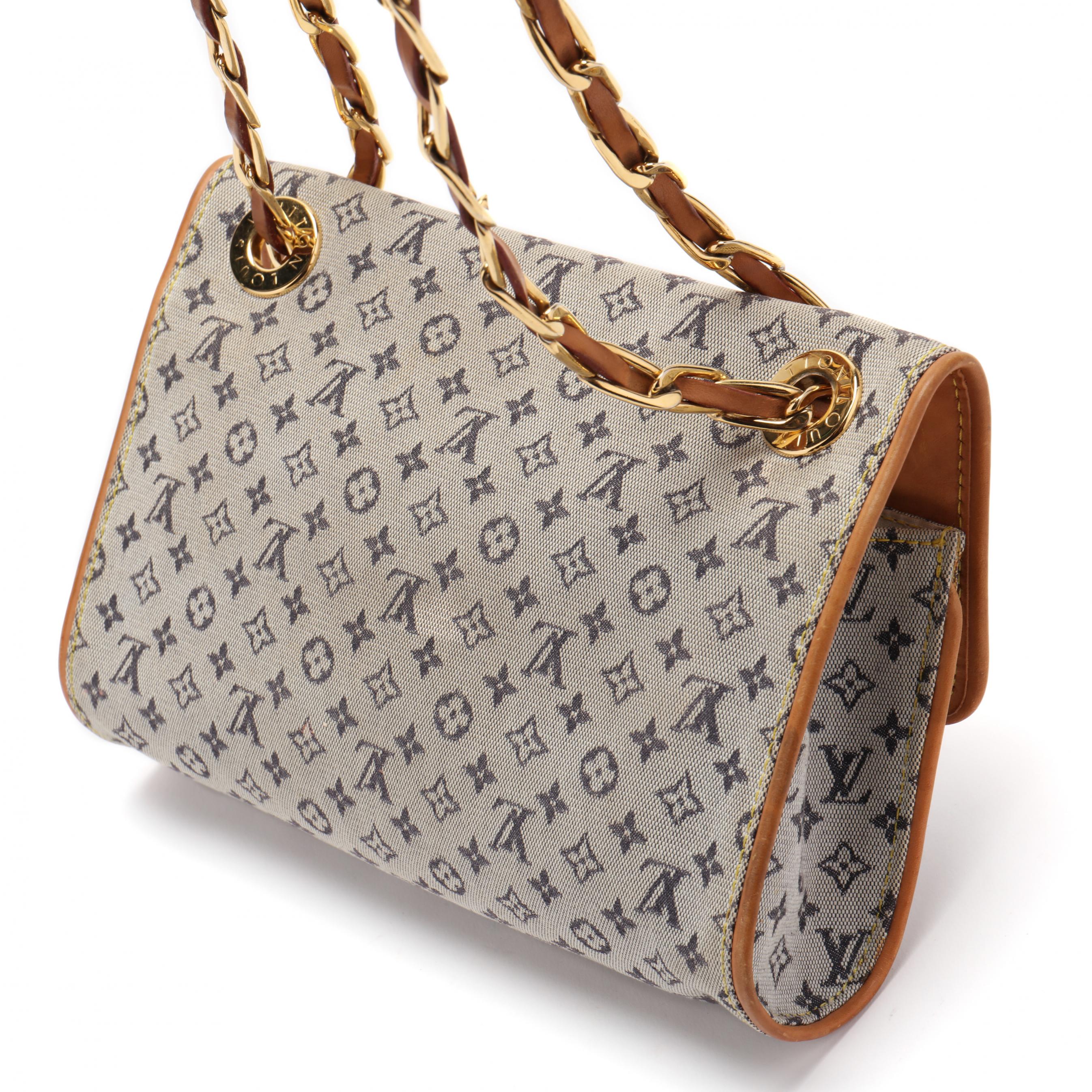 Louis Vuitton Grey x Navy Monogram Mini Lin Camille Crossbody Chain Flap  Bag at 1stDibs  louis vuitton camille bag, louis vuitton small purse with  chain, lv crossbody with chain