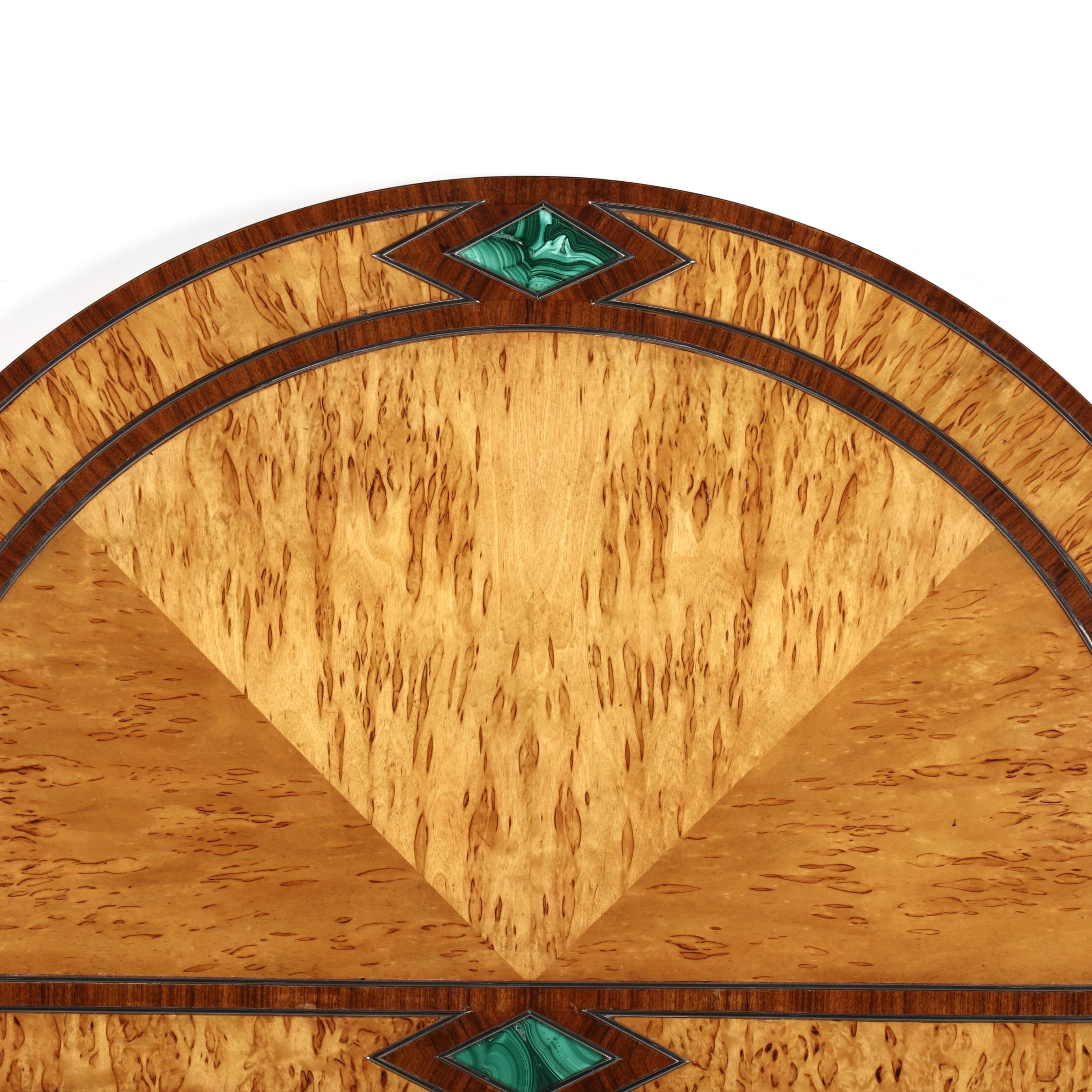 Theodore Alexander, Hermitage Collection, Malachite Inlaid Mirror