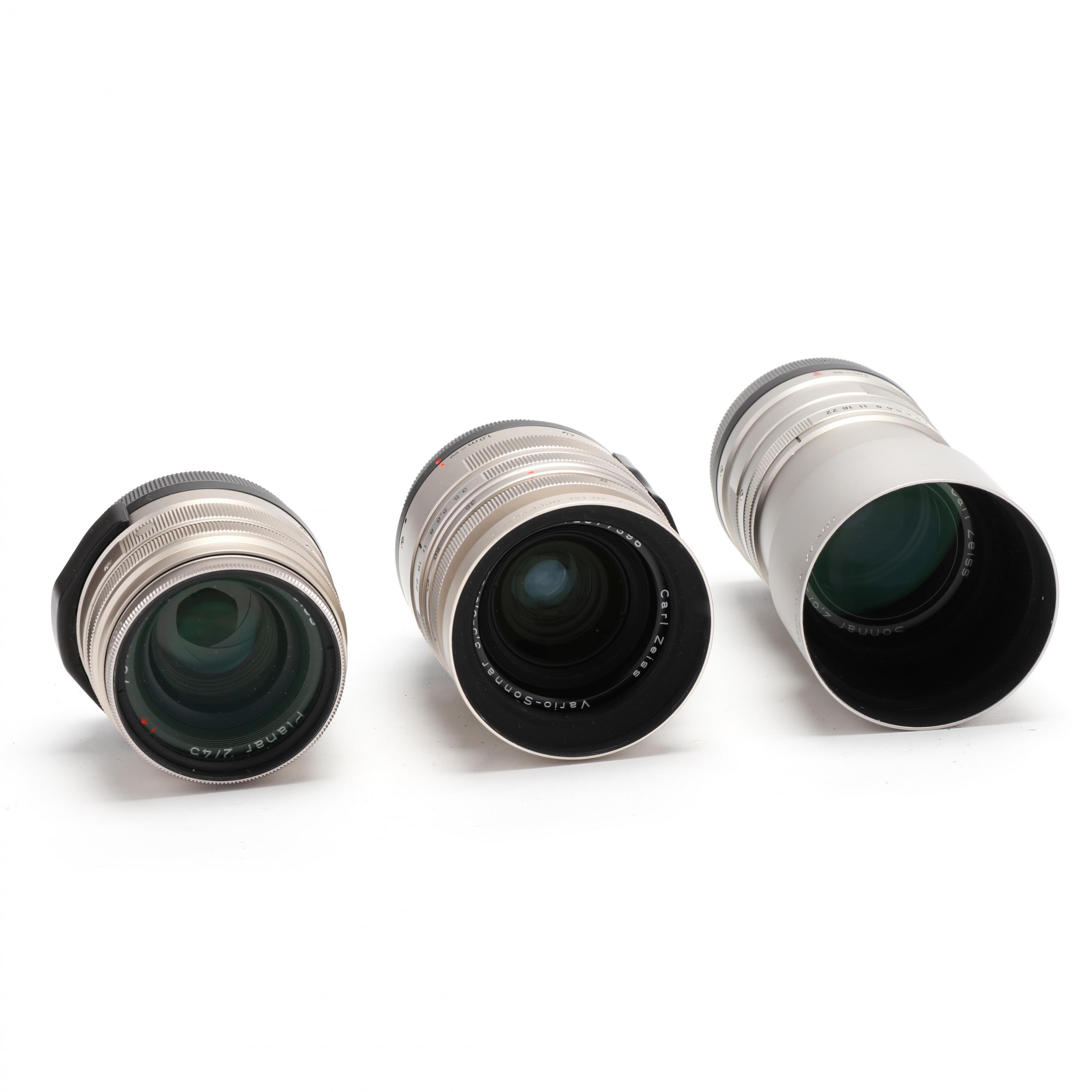 Three Lenses and Accessories for Japanese Contax G-1 and G-2 Three Lenses and Accessories for Japanese Contax G-1 and G-2