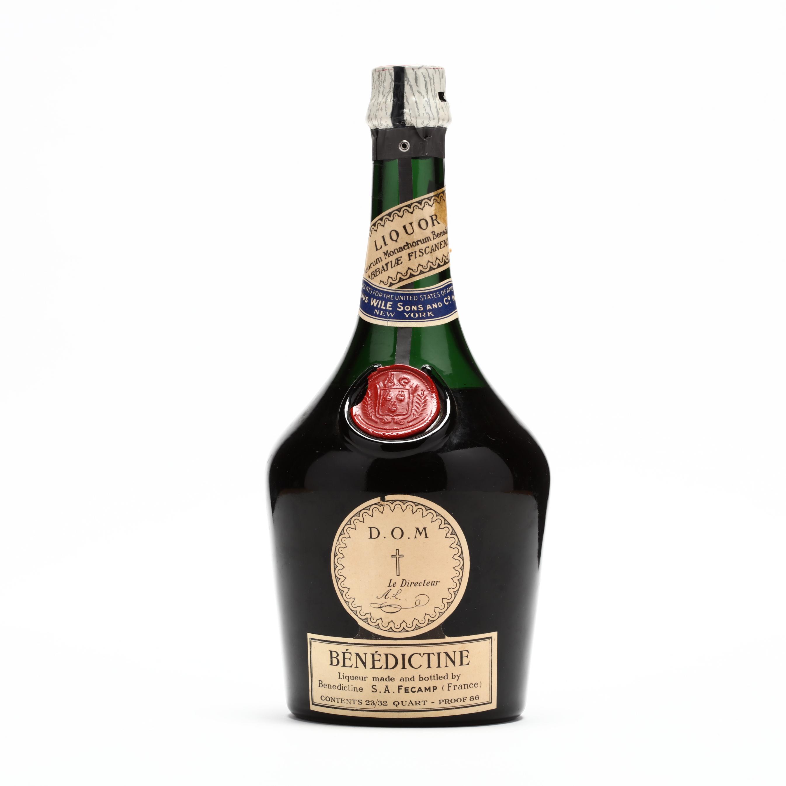 Benedictine D.O.M. Liqueur (Lot 6110 - Rare SpiritsSep 18, 2020, 1