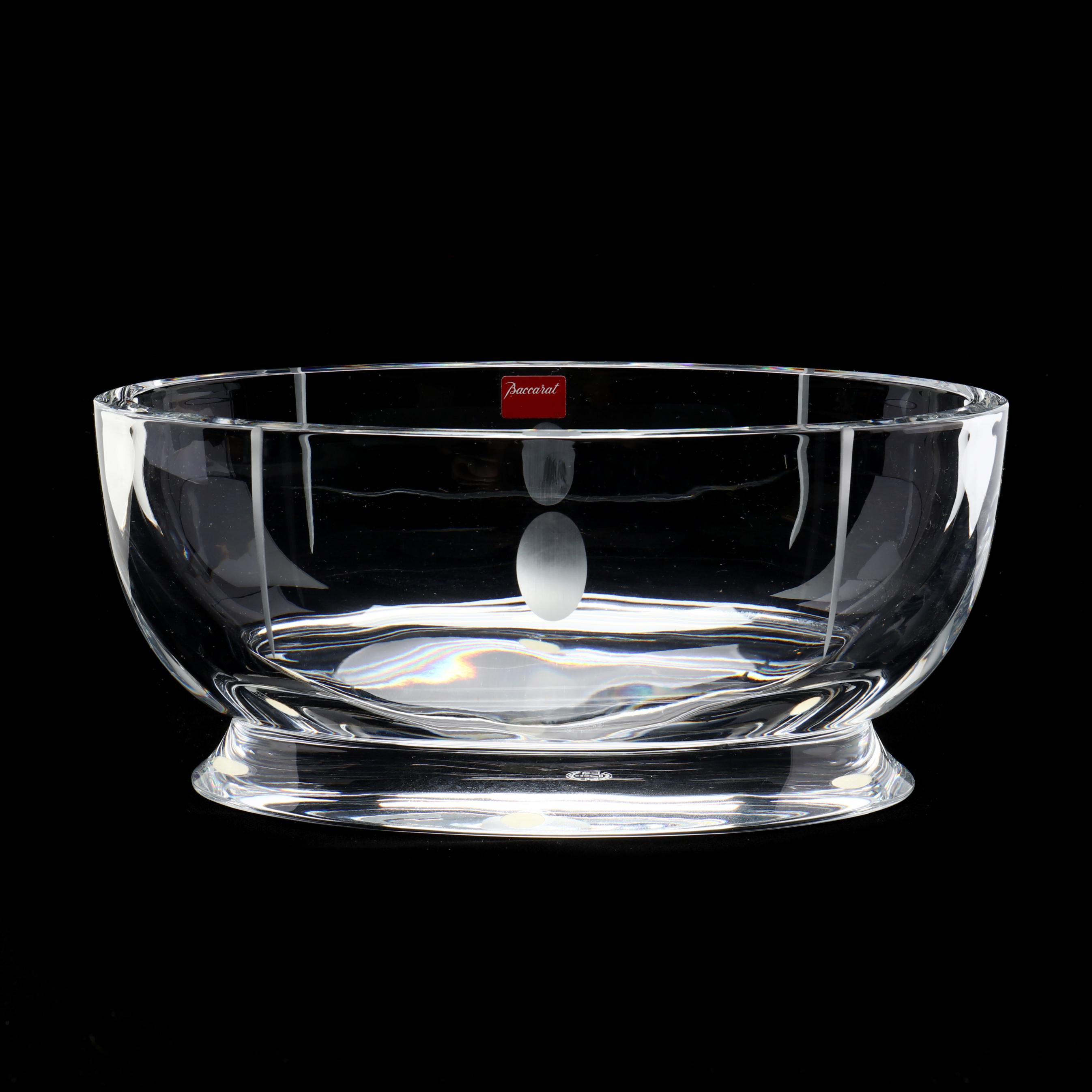 食器 Baccarat BOWL MARTINEZ Vintage Baccarat Harcourt Crystal Bowl: French Bonbon Dish