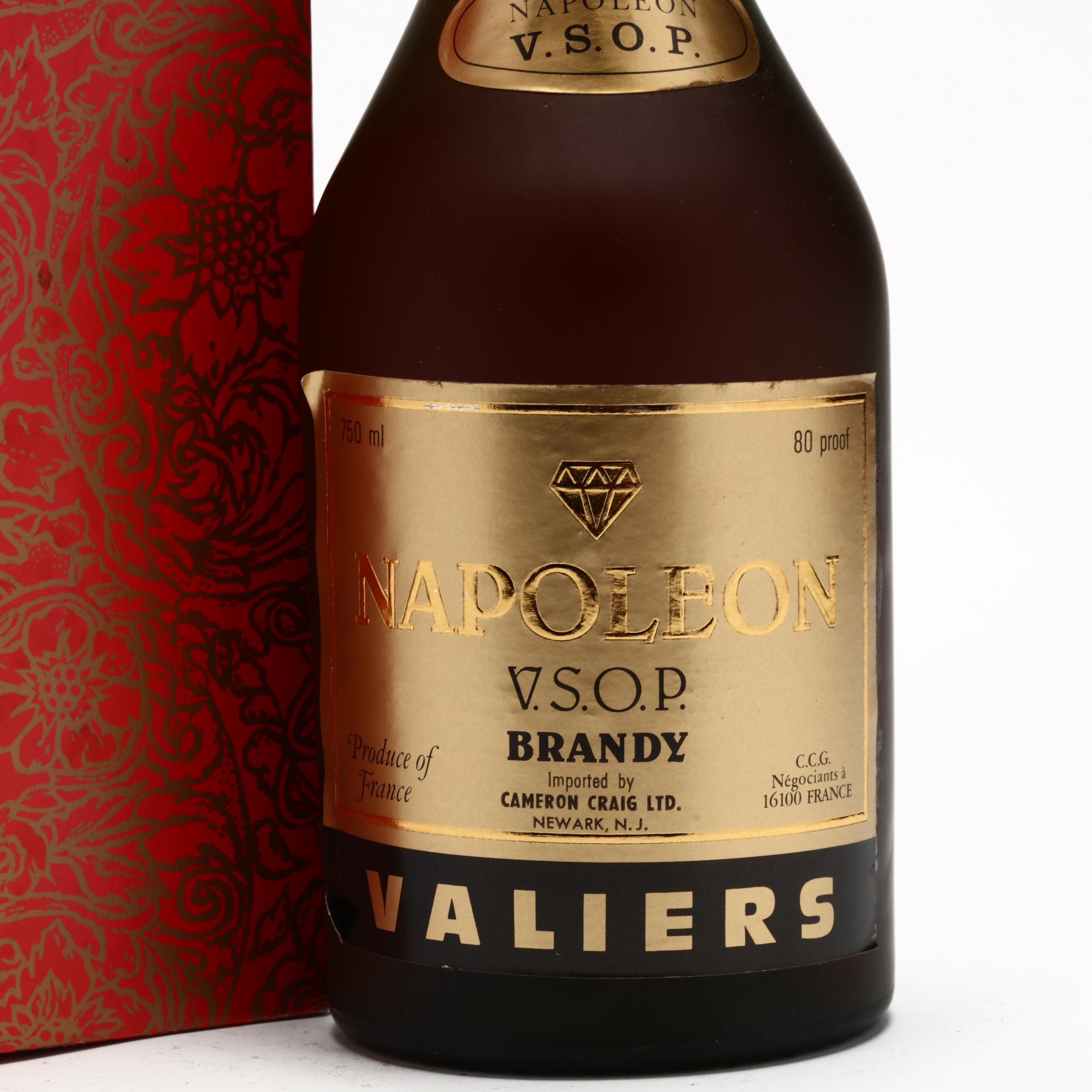 Valiers Napoleon V.S.O.P. Finest Brandy (Lot 6141 - Rare