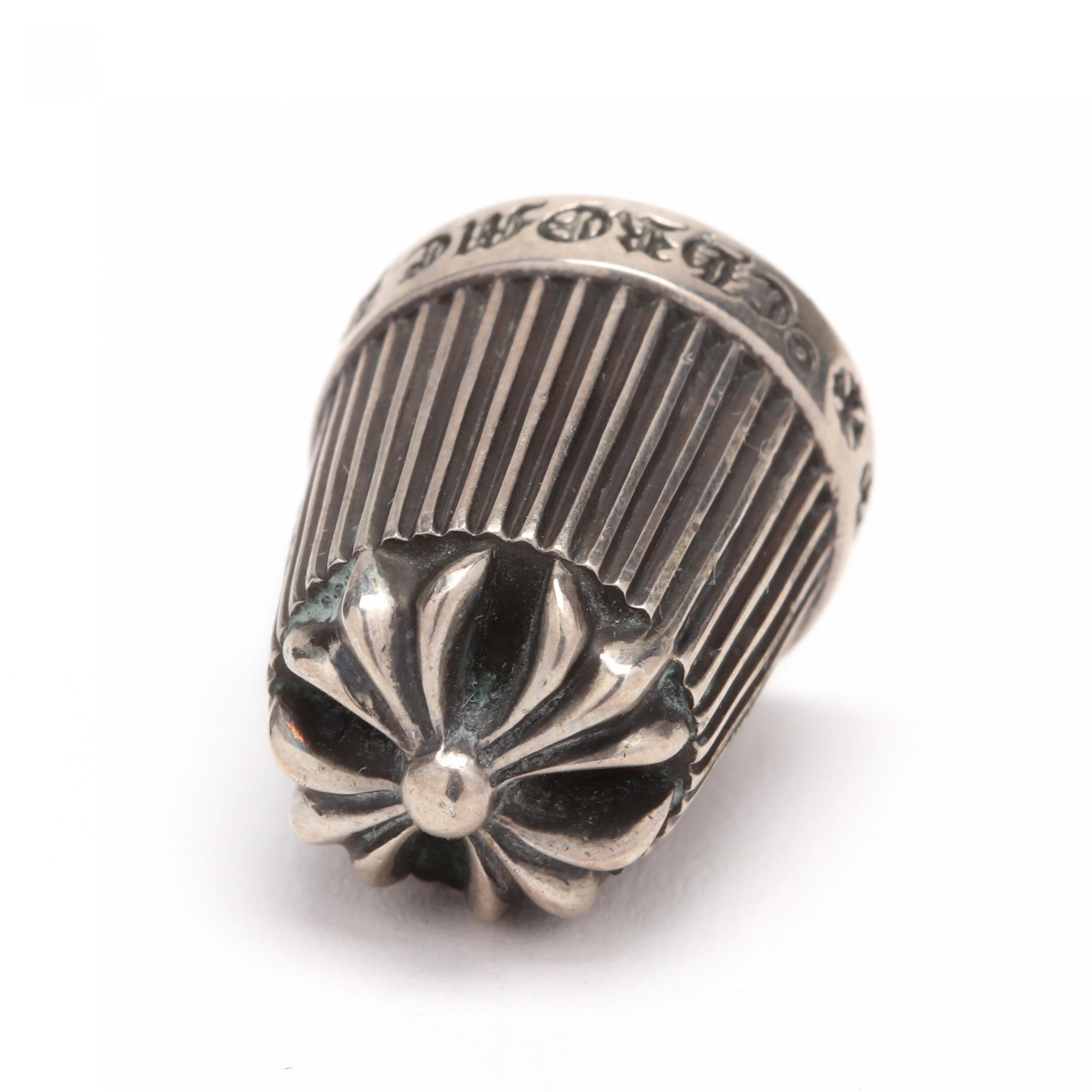 Chrome Hearts Sterling Silver Thimble (Lot 1346 - Estate Jewelry