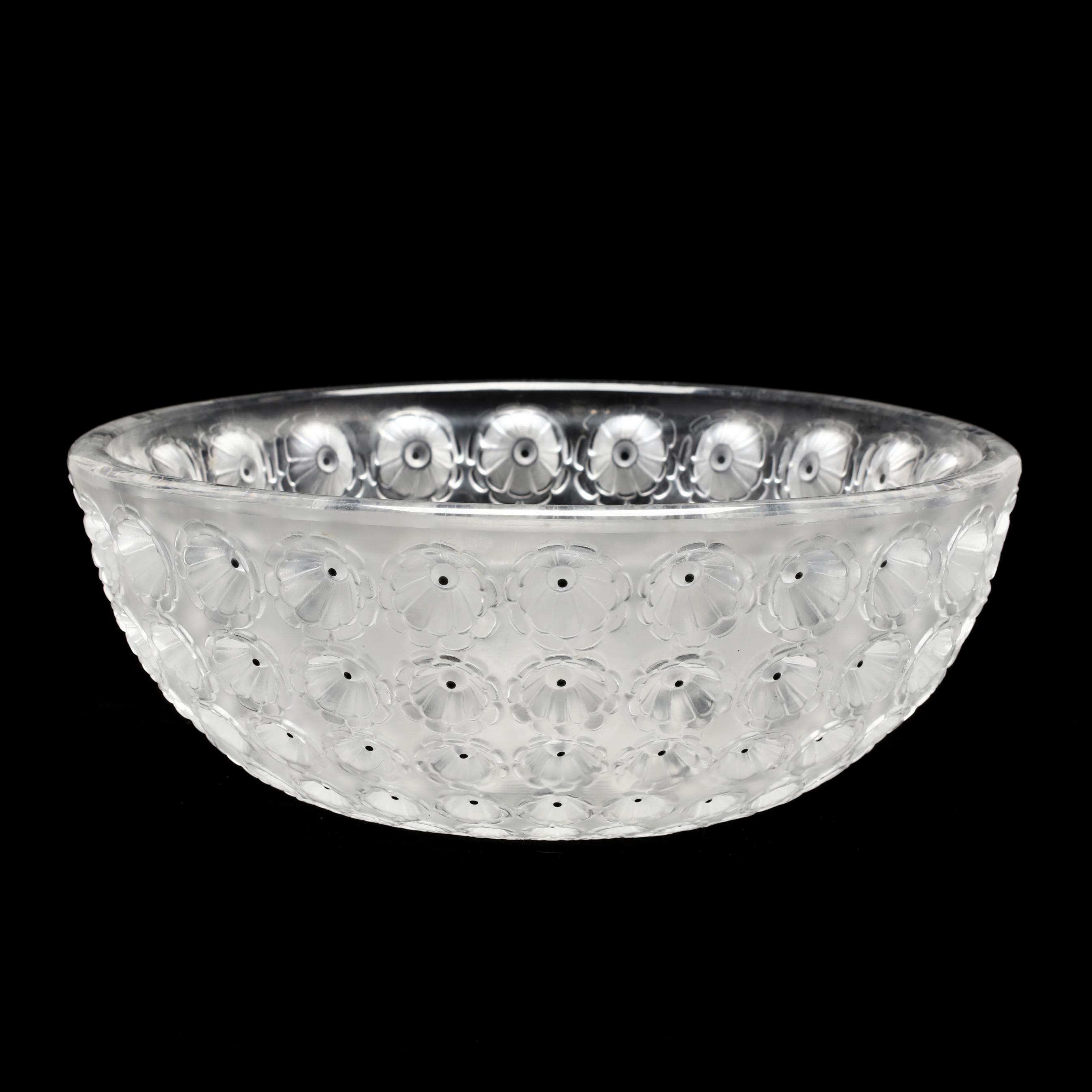 Lalique, Nemours Crystal Center Bowl (Lot 2464 - )