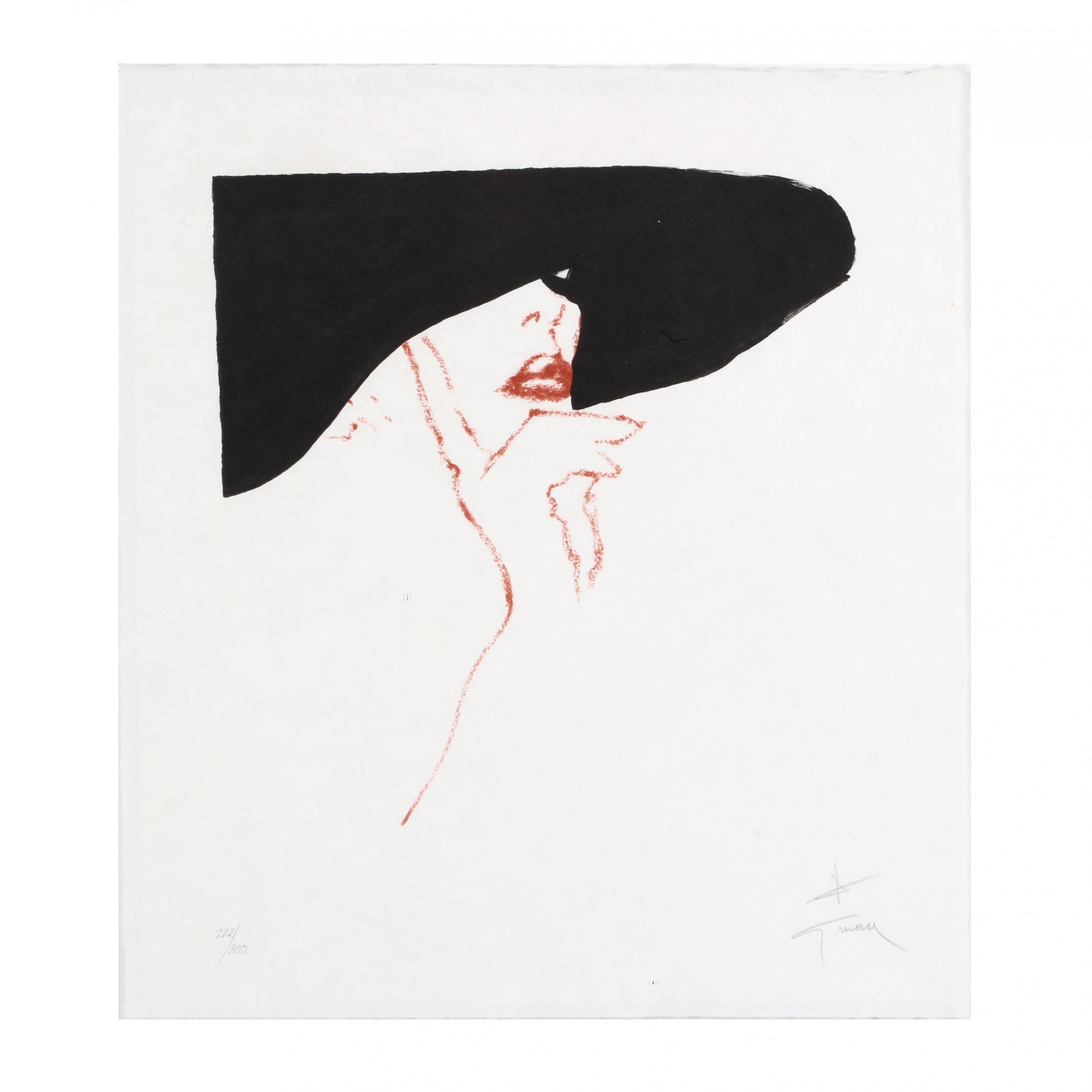René Gruau (French, 1909–2004), Esquisse de Brigitte (Lot