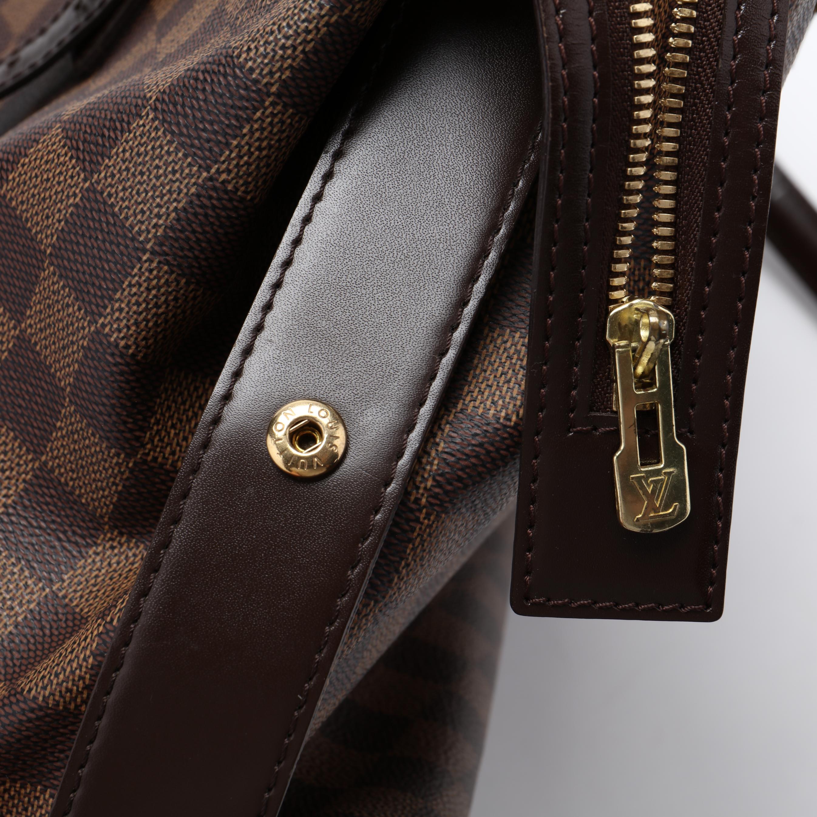 Louis Vuitton Damier Ebene Chelsea Zip Tote Shoulder bag 87lk328s