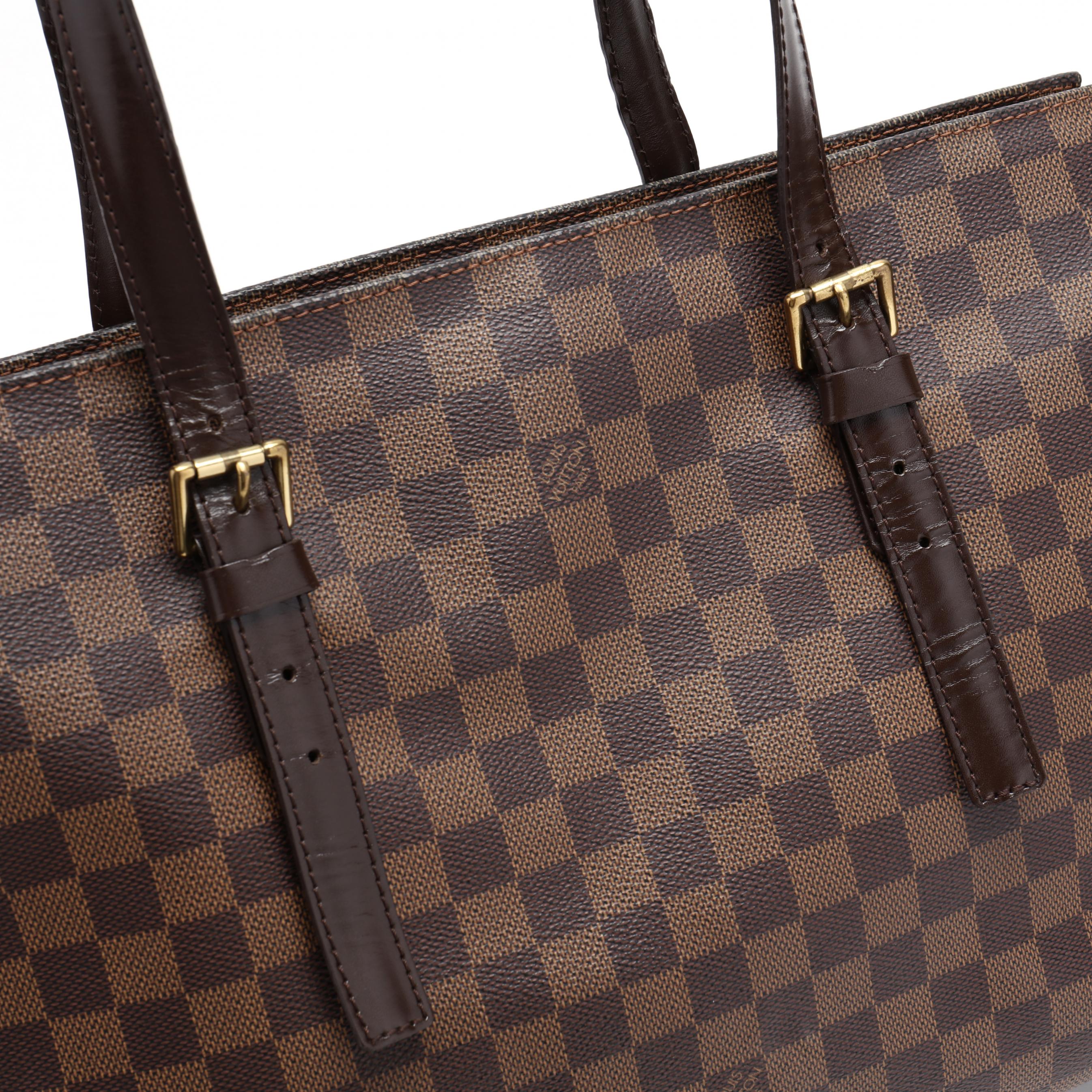 damier ebene chelsea tote bag