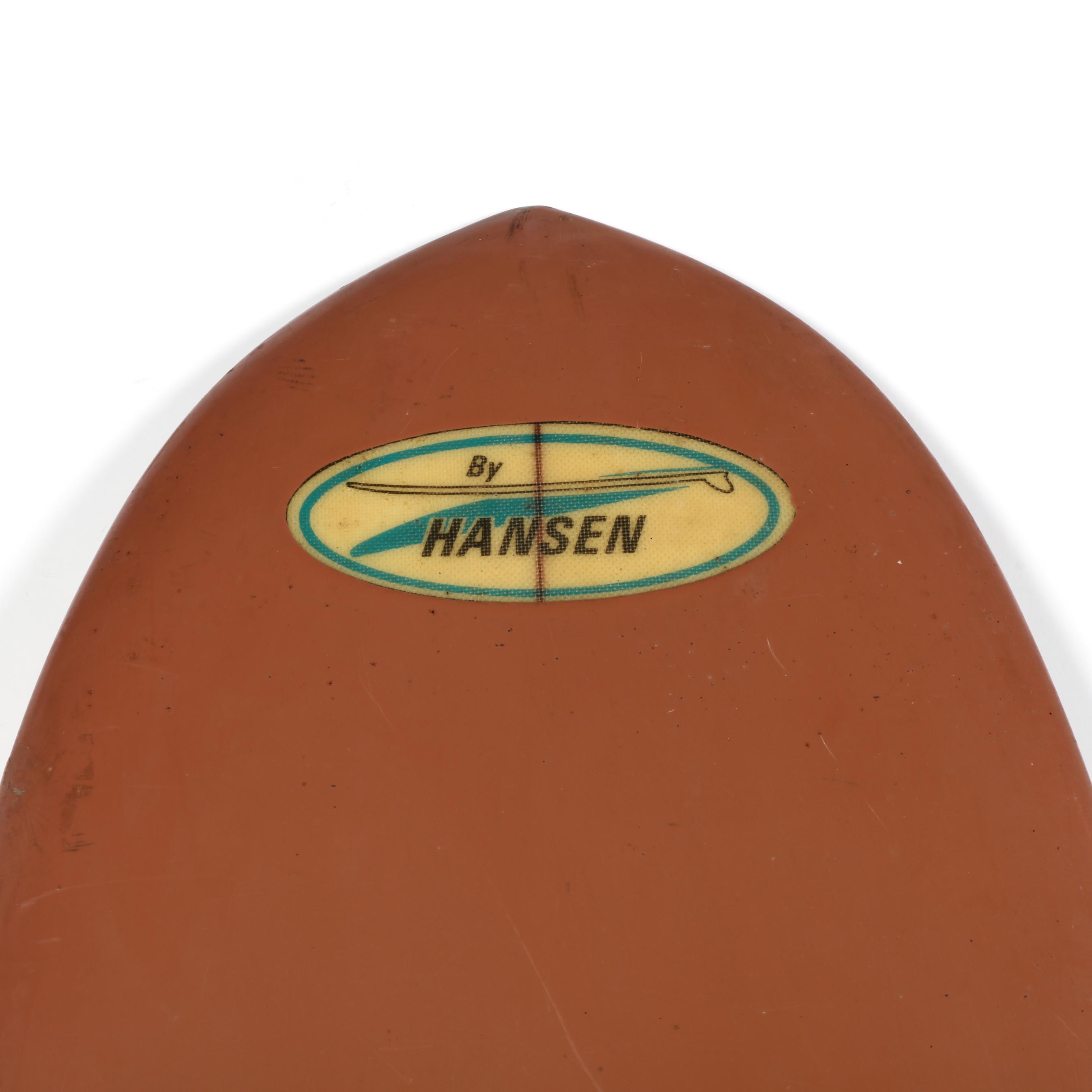 Vintage The Master 7 ft. Surfboard by Hansen (Lot 3462 - Modern